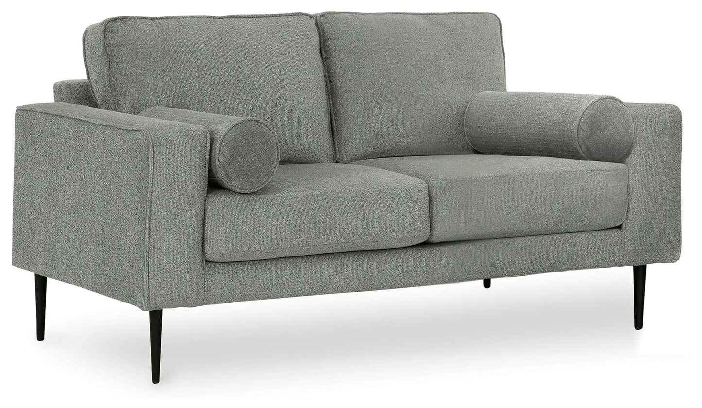 Hazela Charcoal Loveseat - 4110235 - Luna Furniture - Dallas Store