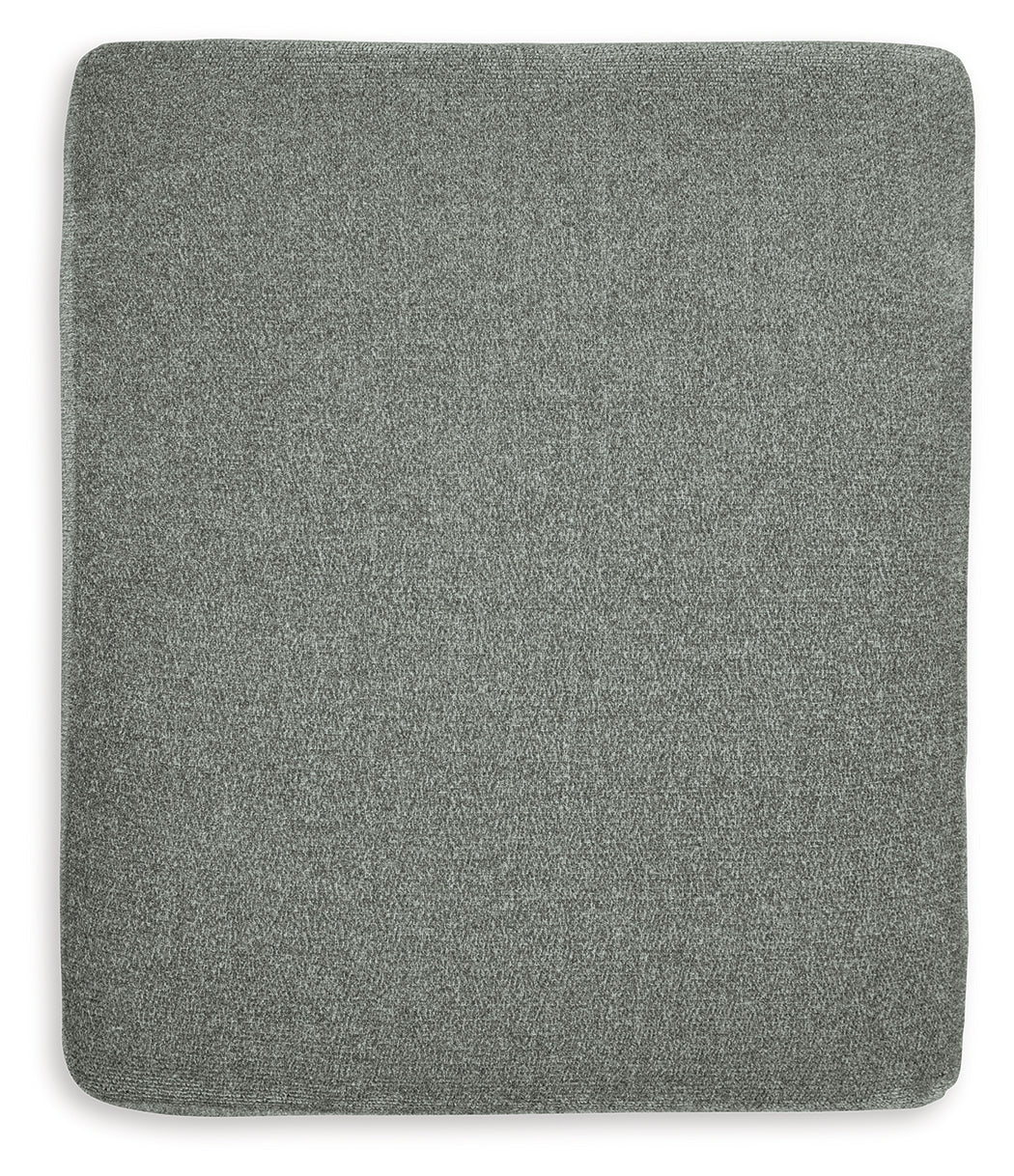 Hazela Charcoal Ottoman - 4110214 - Luna Furniture - Dallas Store