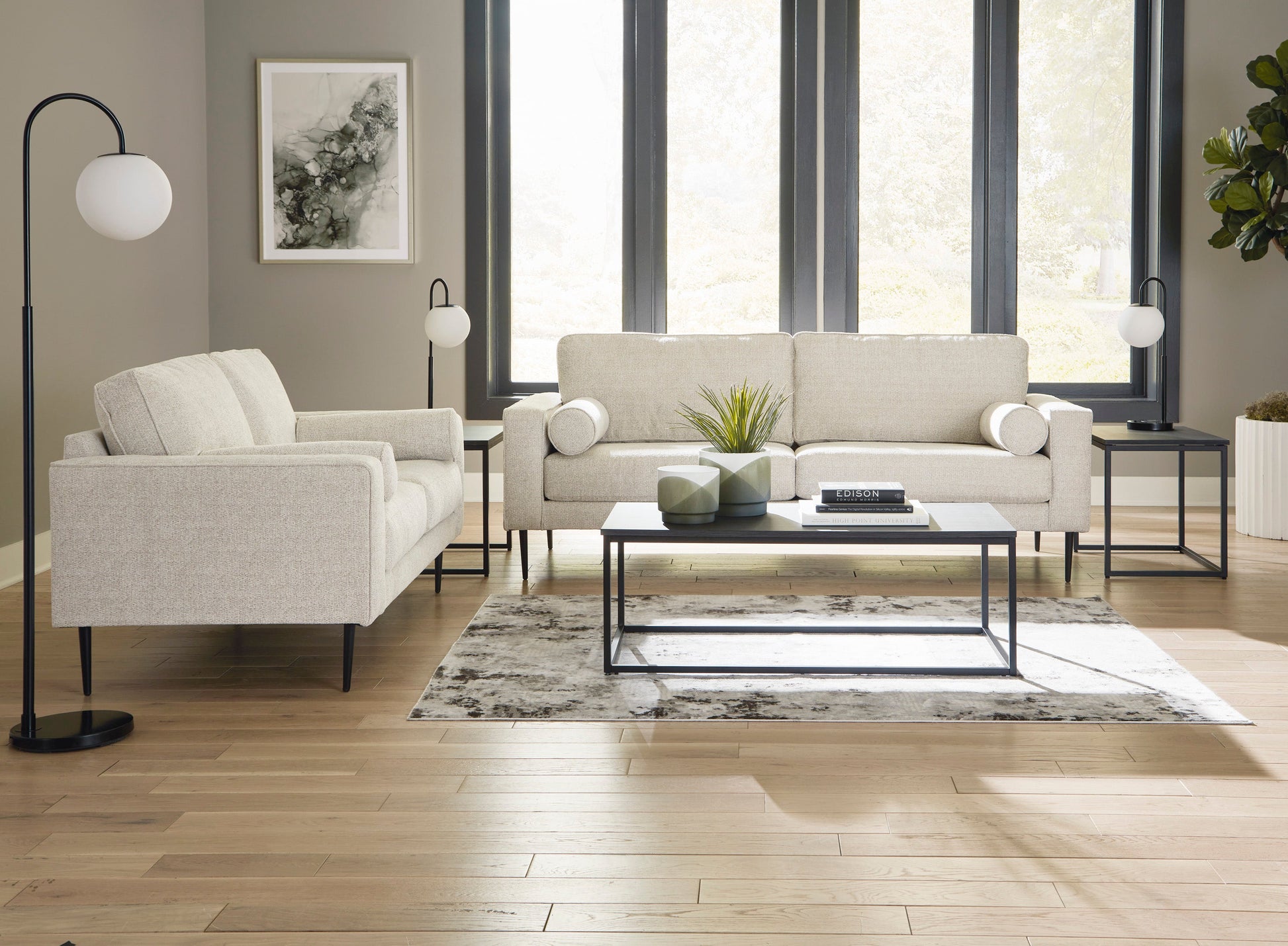 Hazela Sandstone Living Room Set - SET | 4110338 | 4110335 - Luna Furniture - Dallas Store