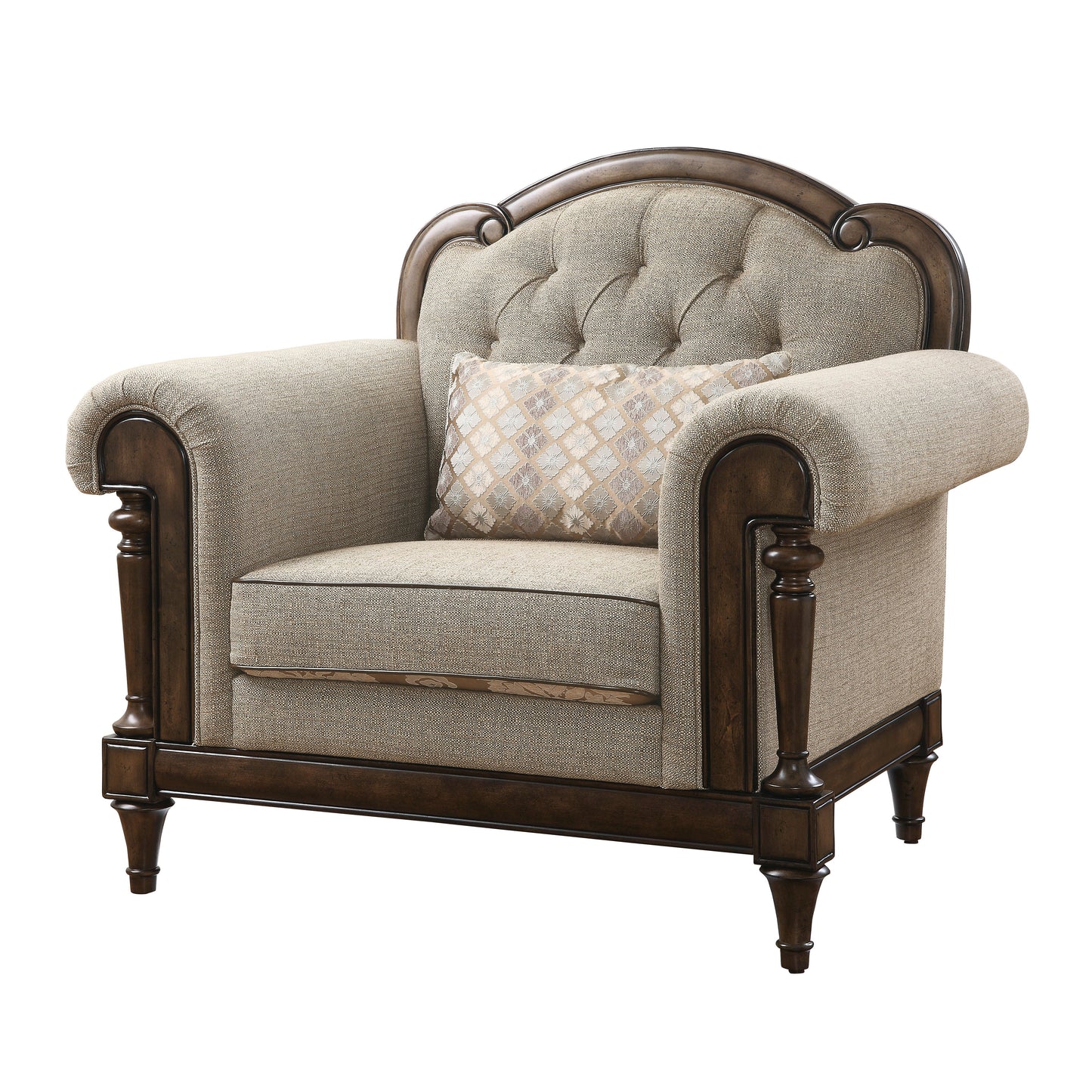 Heath Court Brown Oak Chair - 16829-1 - Luna Furniture - Dallas Store