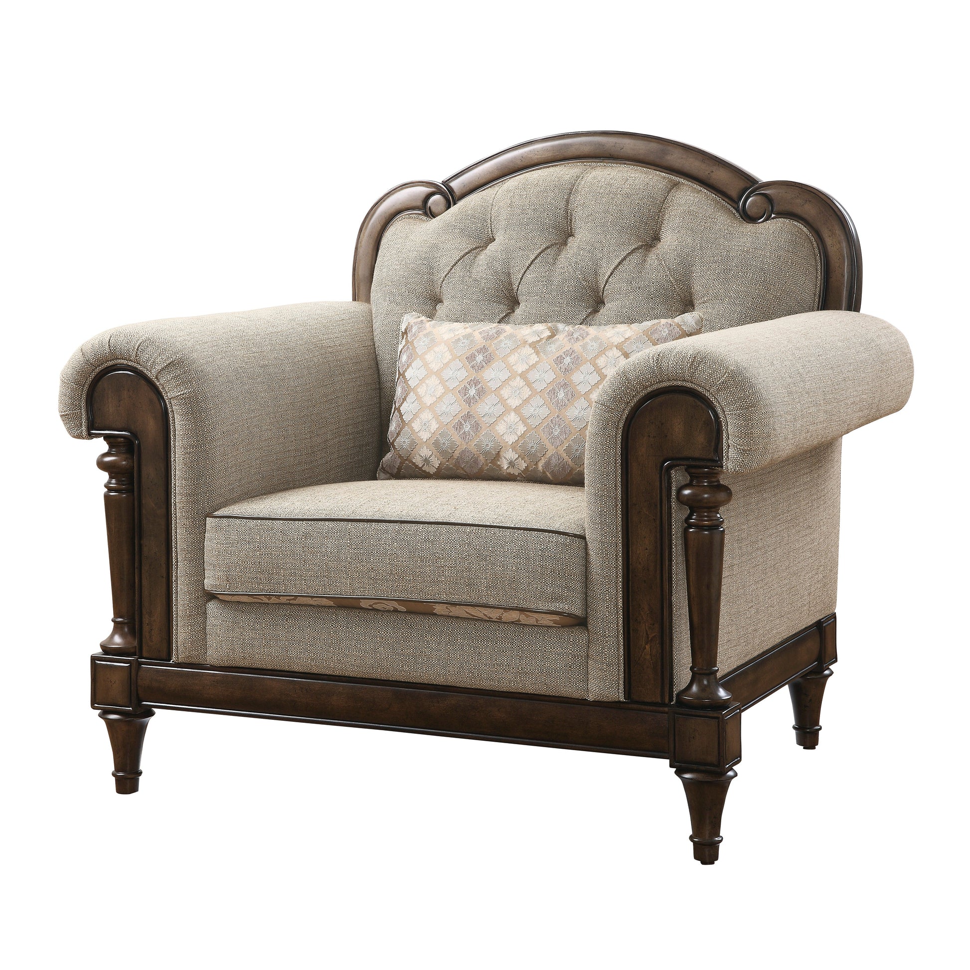 Heath Court Brown Oak Chair - 16829-1 - Luna Furniture - Dallas Store