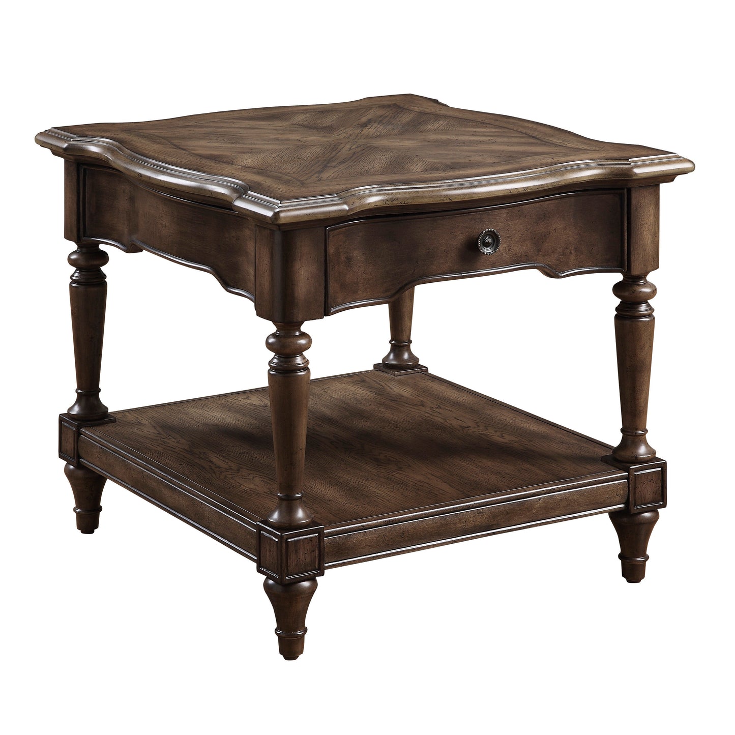 Heath Court Brown Oak End Table - 1682-04 - Luna Furniture - Dallas Store