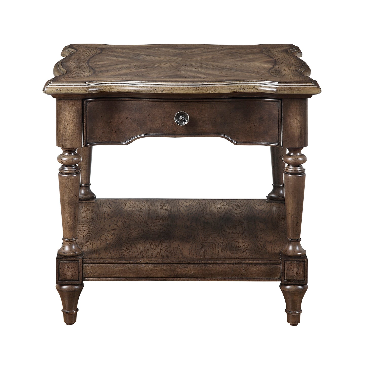 Heath Court Brown Oak End Table - 1682-04 - Luna Furniture - Dallas Store