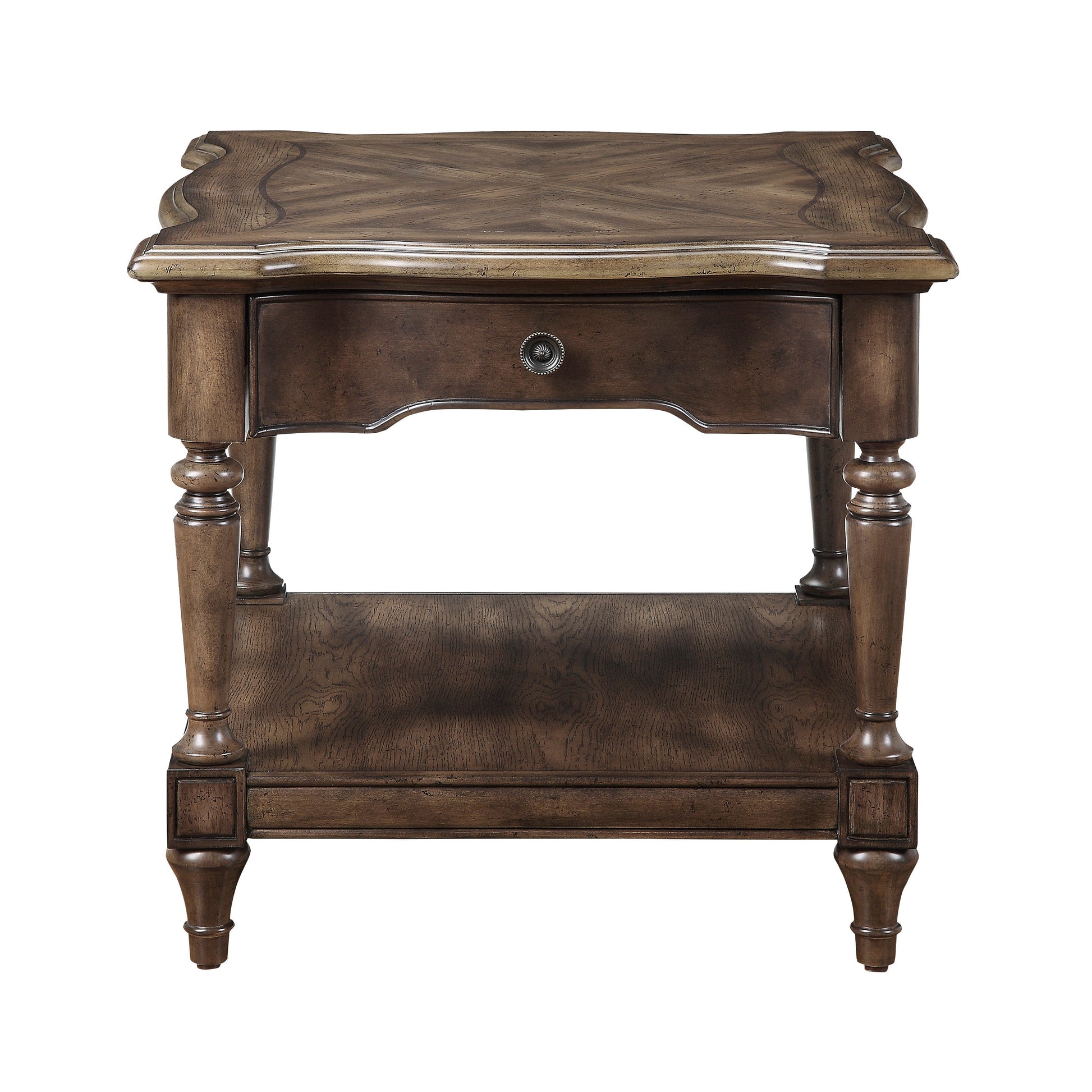 Heath Court Brown Oak End Table - 1682-04 - Luna Furniture - Dallas Store