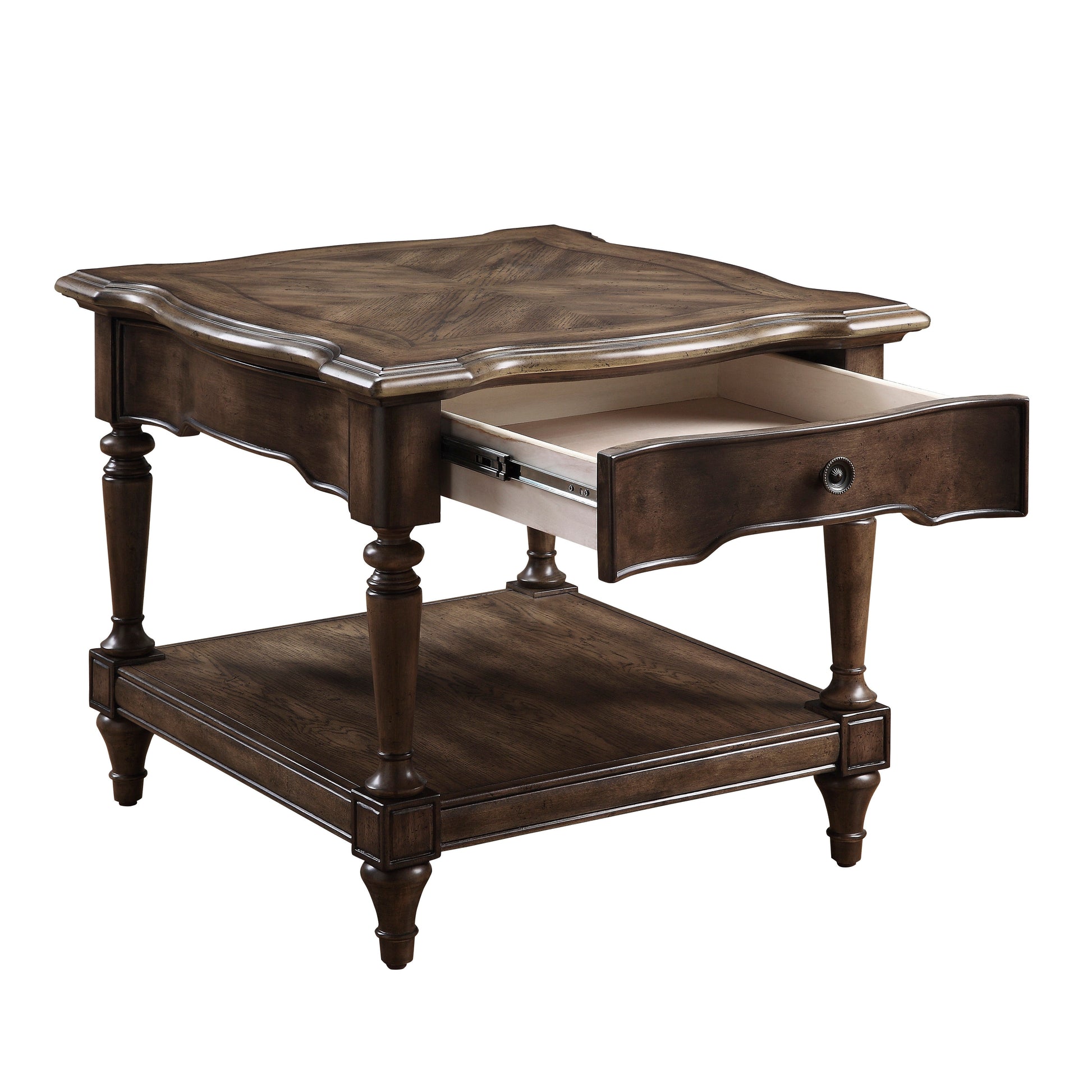 Heath Court Brown Oak End Table - 1682-04 - Luna Furniture - Dallas Store