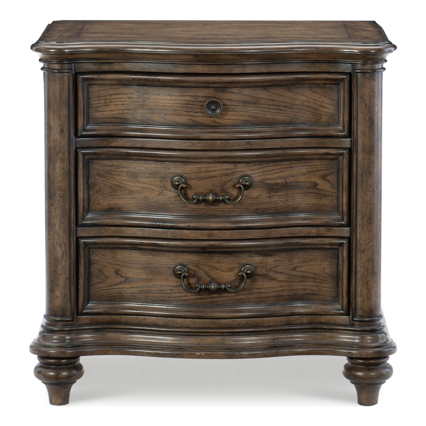Heath Court Brown Oak Nightstand - 1682-4 - Luna Furniture - Dallas Store
