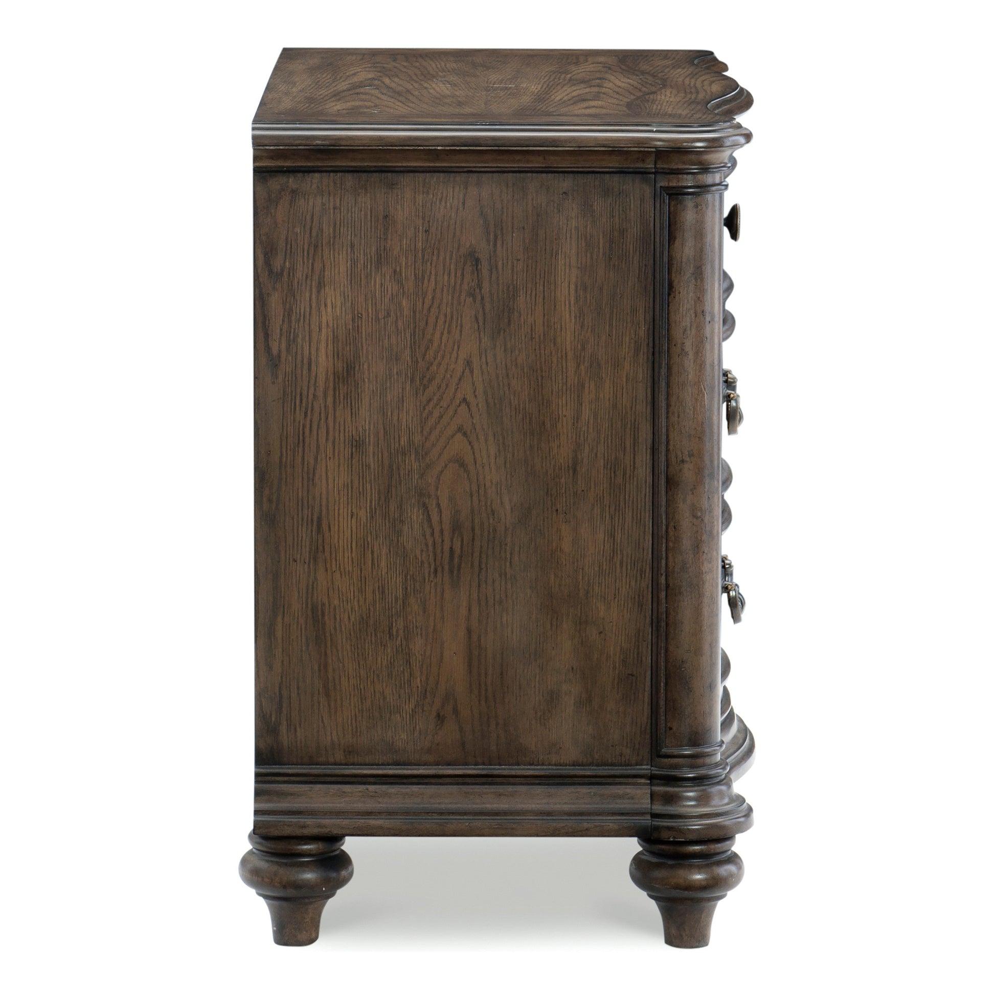 Heath Court Brown Oak Nightstand - 1682-4 - Luna Furniture - Dallas Store
