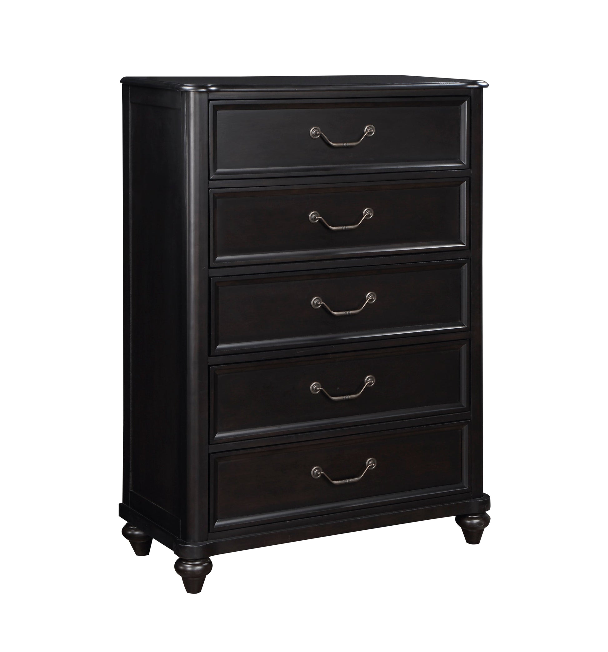 Herman Charcoal Brown Chest - 1420-9 - Luna Furniture - Dallas Store