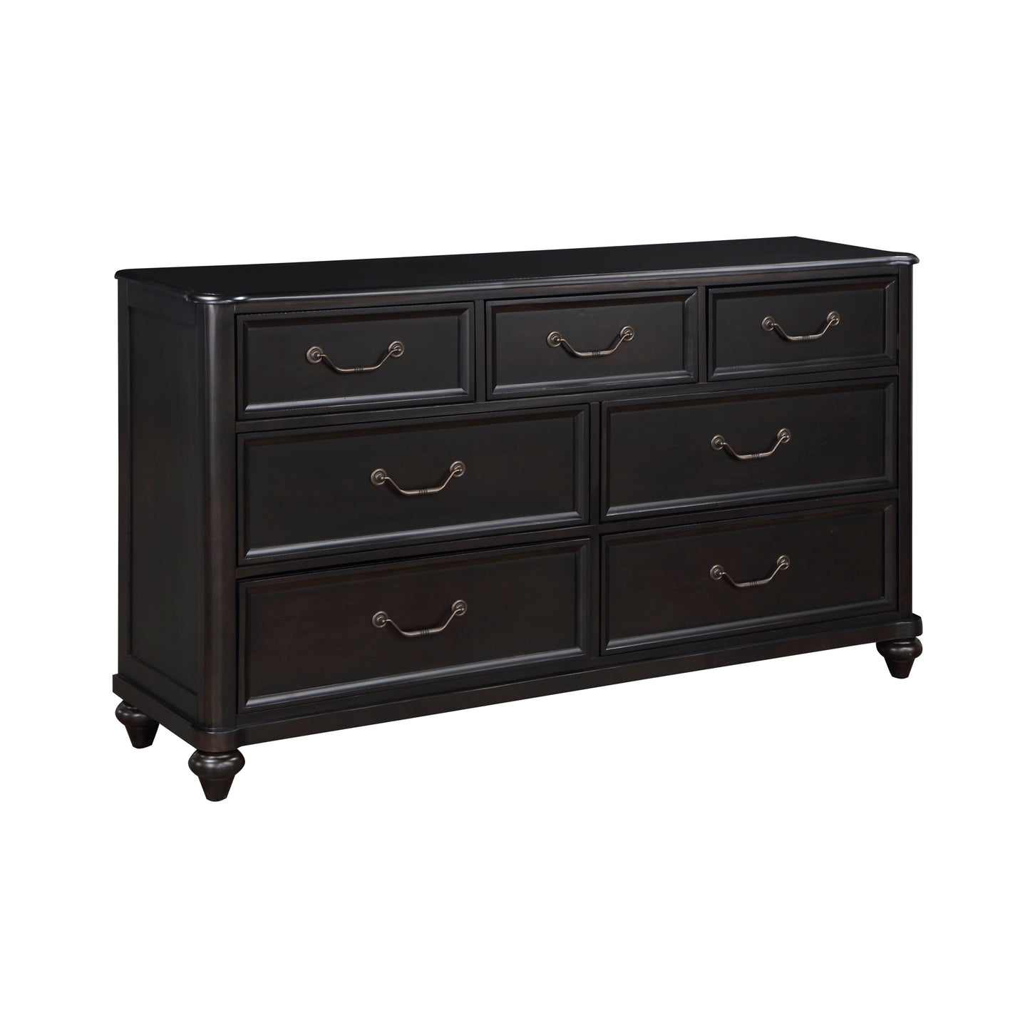 Herman Charcoal Brown Dresser - 1420-5 - Luna Furniture - Dallas Store