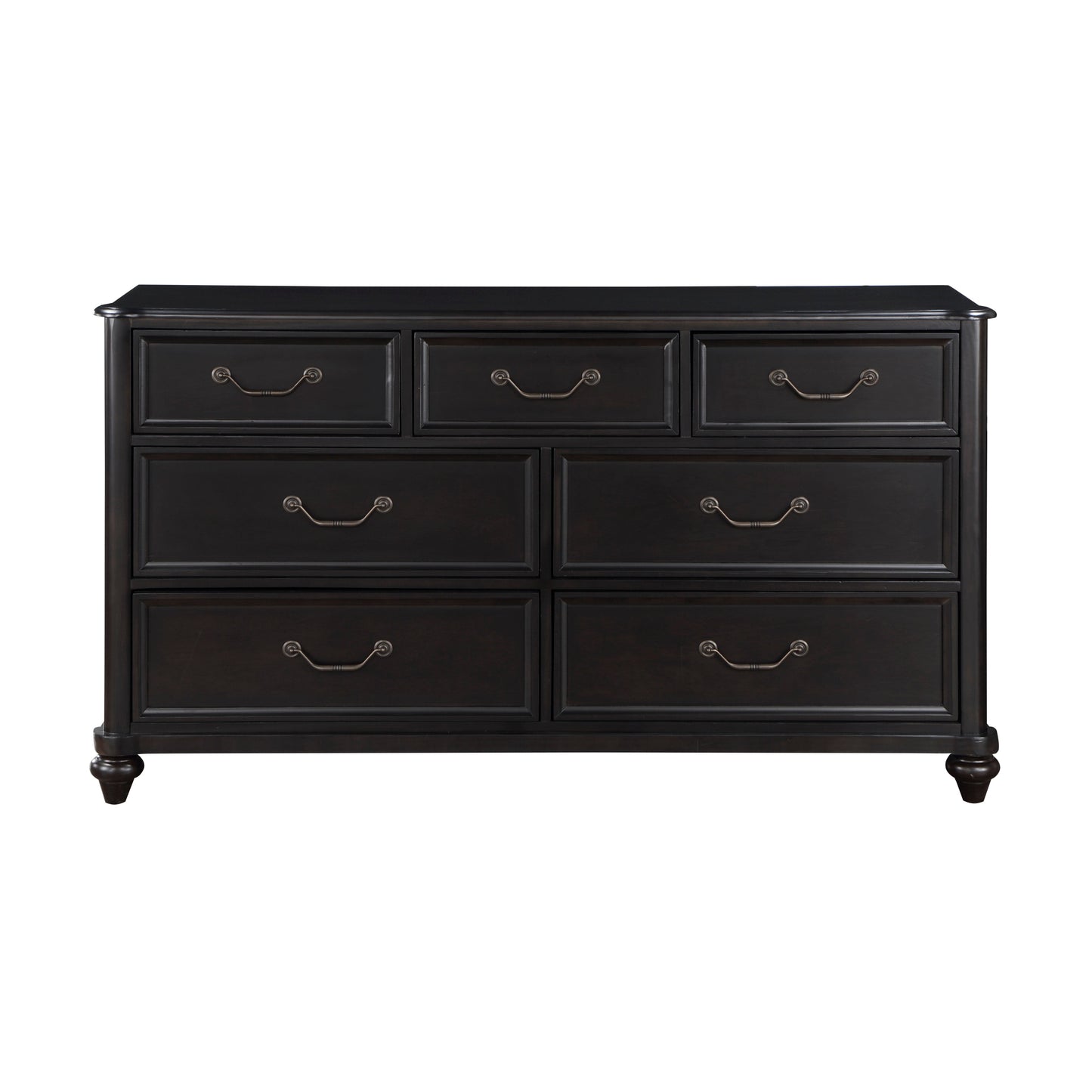 Herman Charcoal Brown Dresser - 1420-5 - Luna Furniture - Dallas Store