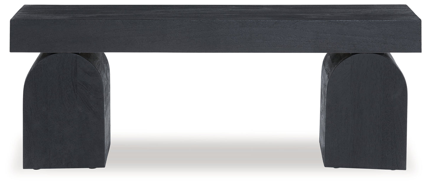 Holgrove Black Accent Bench - A3000683 - Luna Furniture - Dallas Store