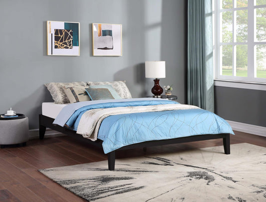 Hounslow Platform California King Bed Black - 306129KW - Luna Furniture - Dallas Store