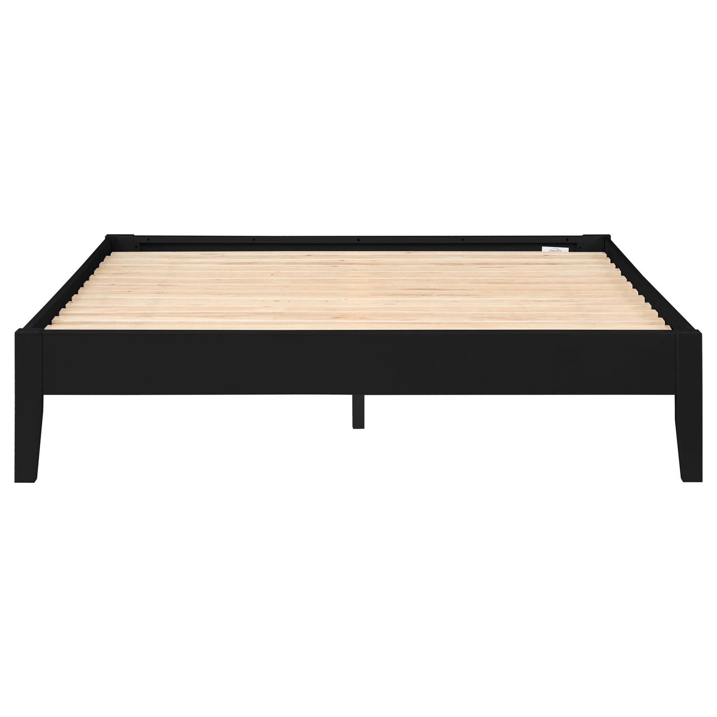 Hounslow Platform Eastern King Bed Black - 306129KE - Luna Furniture - Dallas Store