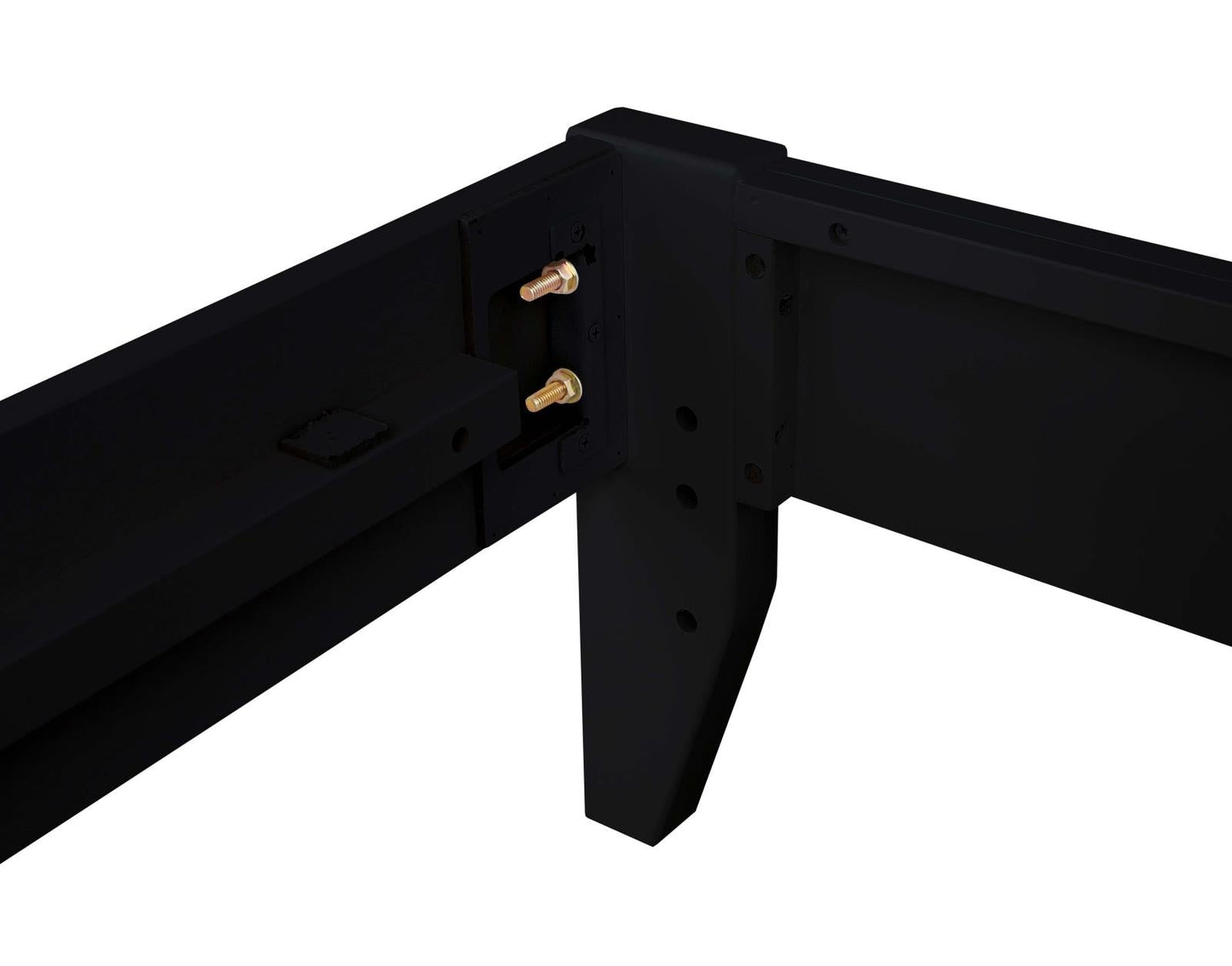Hounslow Platform Eastern King Bed Black - 306129KE - Luna Furniture - Dallas Store