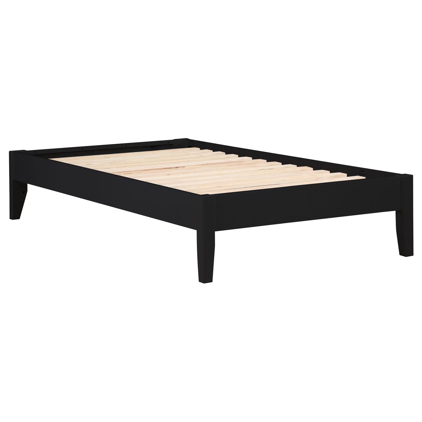 Hounslow Platform Full Bed Black - 306129F - Luna Furniture - Dallas Store