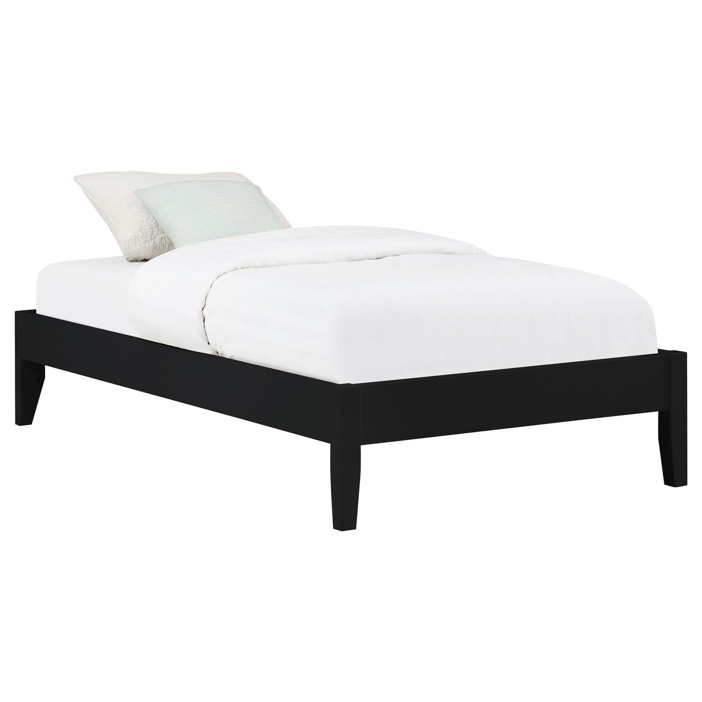 Hounslow Platform Full Bed Black - 306129F - Luna Furniture - Dallas Store