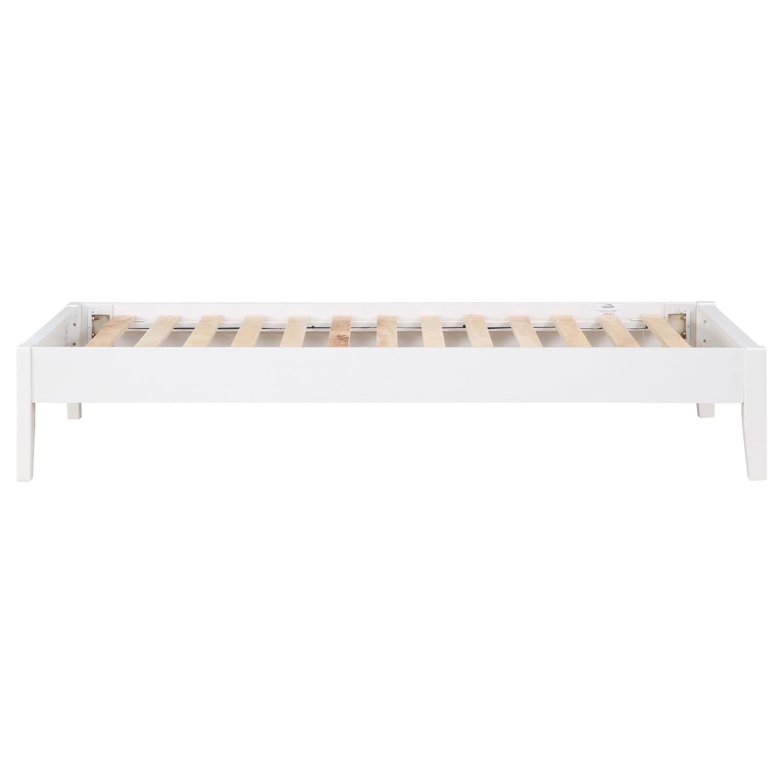 Hounslow Platform Full Bed White - 306128F - Luna Furniture - Dallas Store
