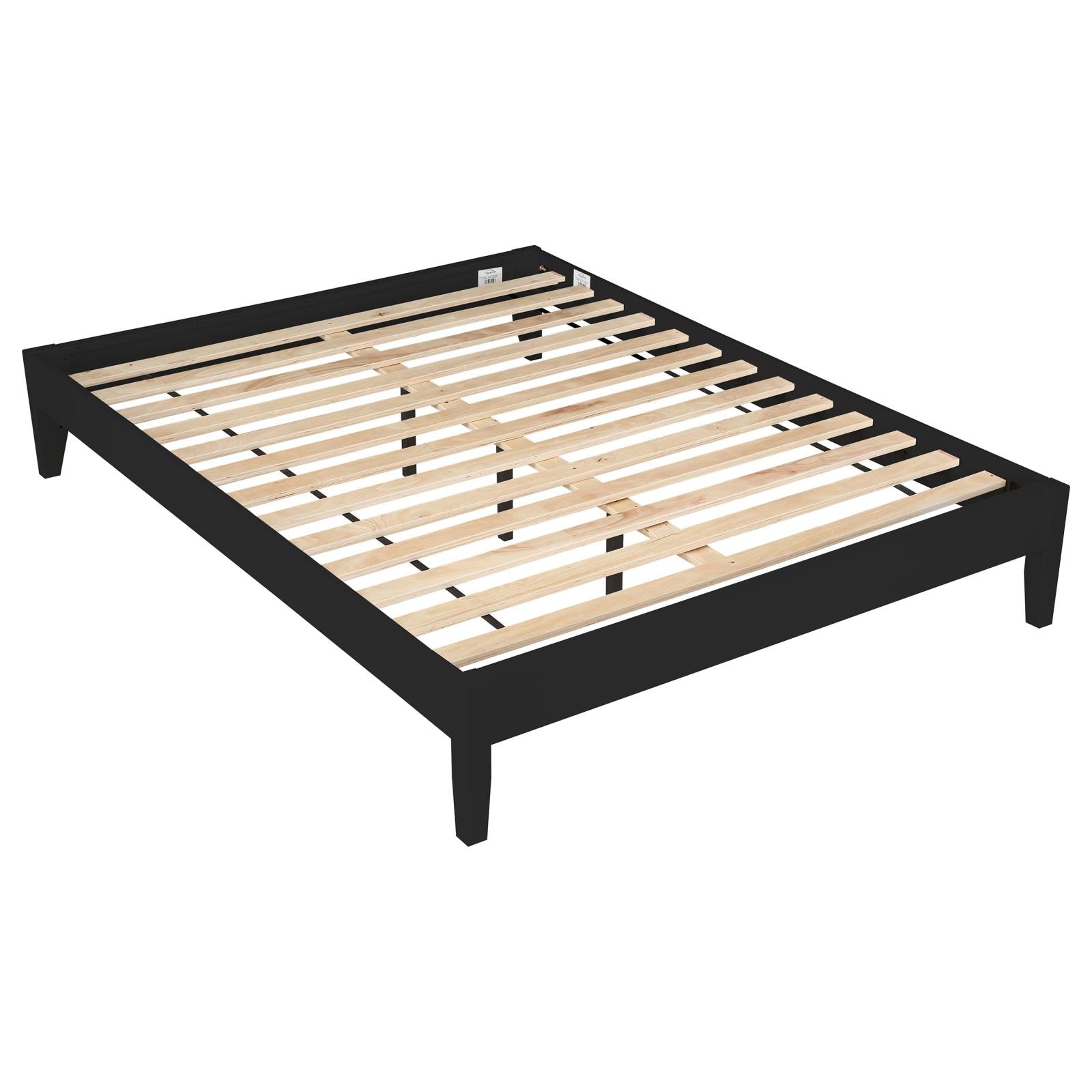 Hounslow Platform Queen Bed Black - 306129Q - Luna Furniture - Dallas Store