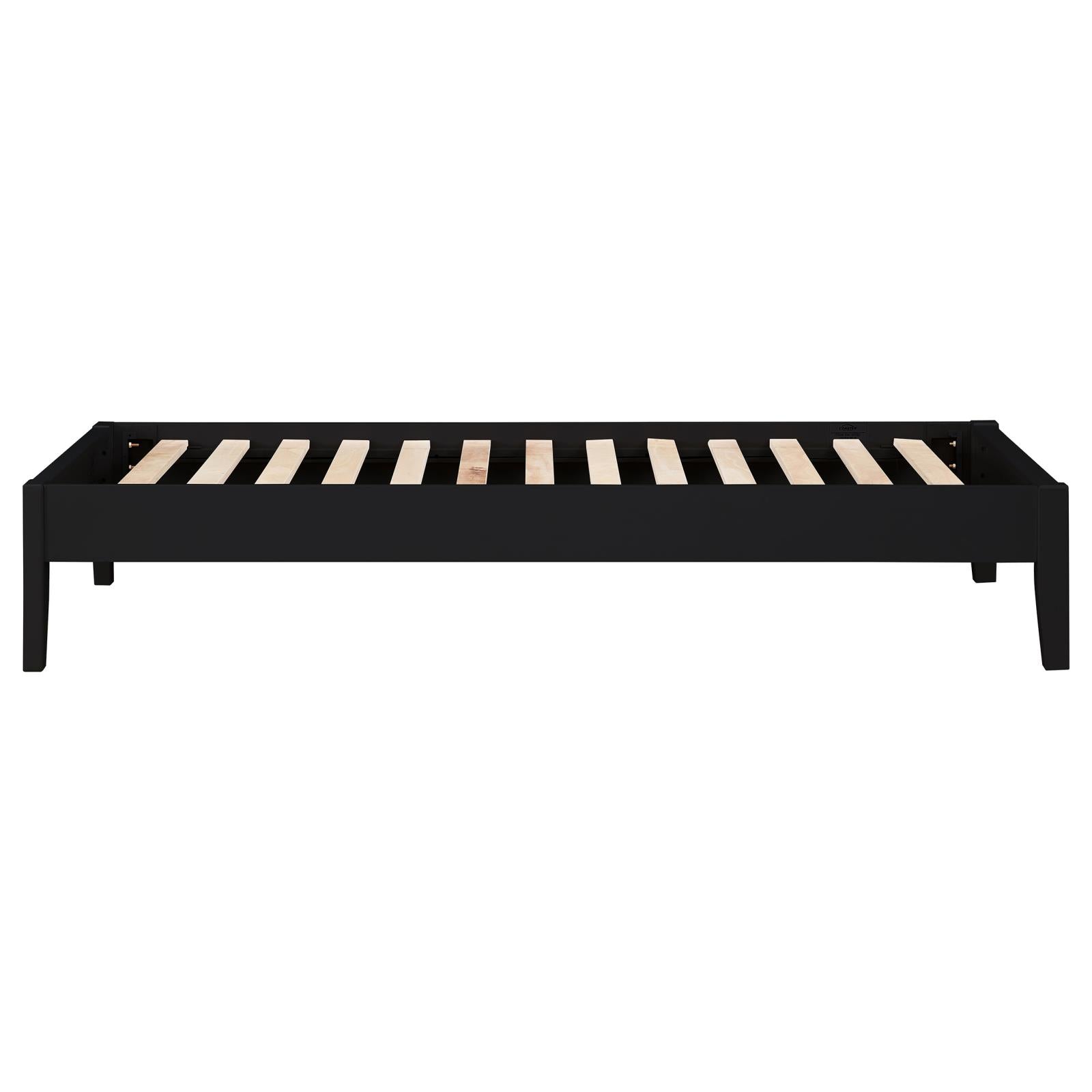 Hounslow Platform Twin Bed Black - 306129T - Luna Furniture - Dallas Store