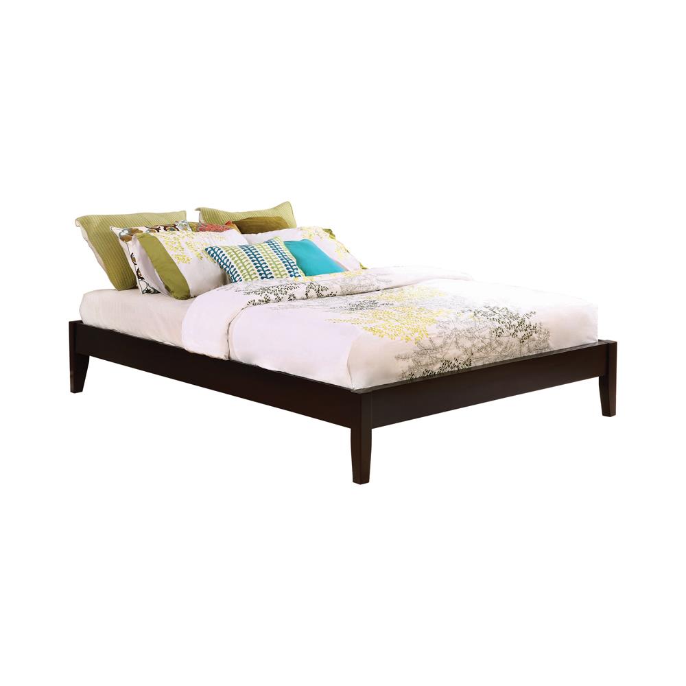 Hounslow Queen Universal Platform Bed Cappuccino - 300555Q - Luna Furniture - Dallas Store