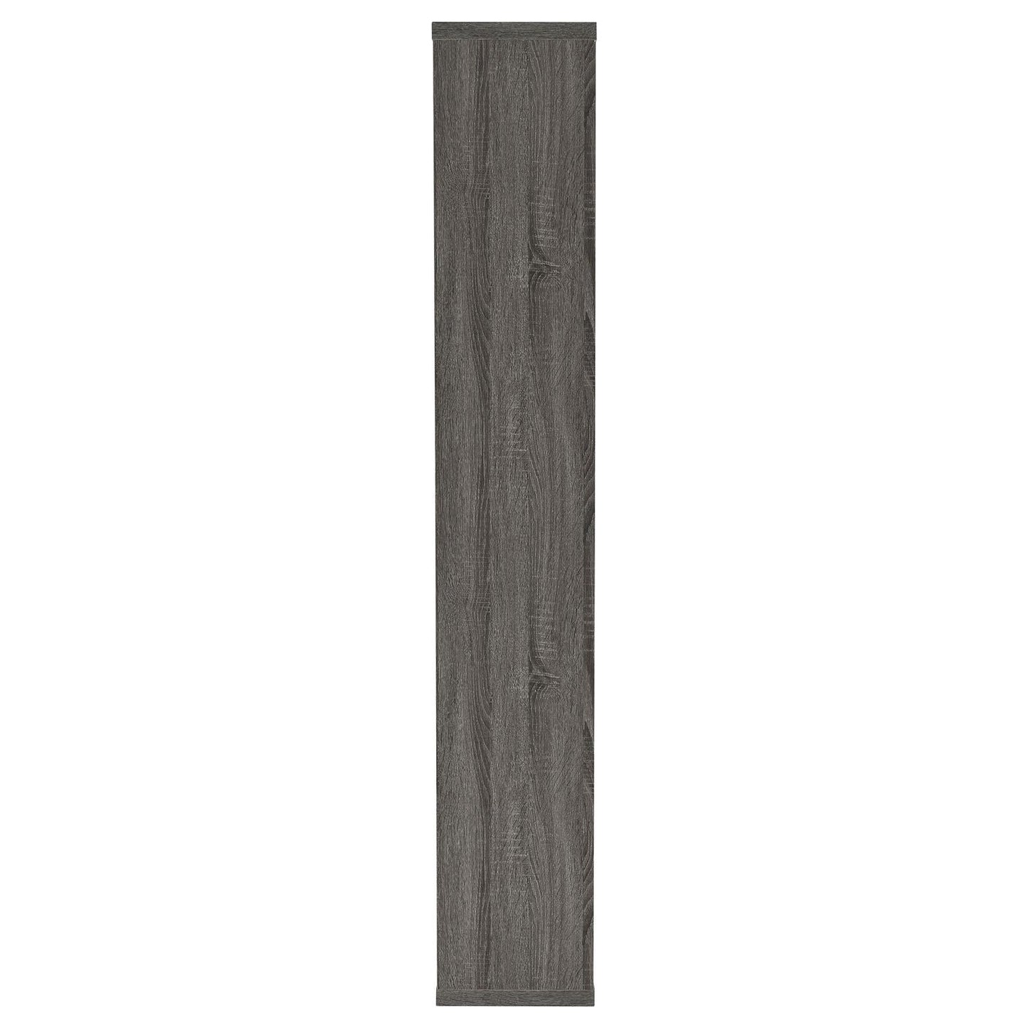Howie Weathered Gray 10-Shelf Bookcase - 800512 - Luna Furniture - Dallas Store