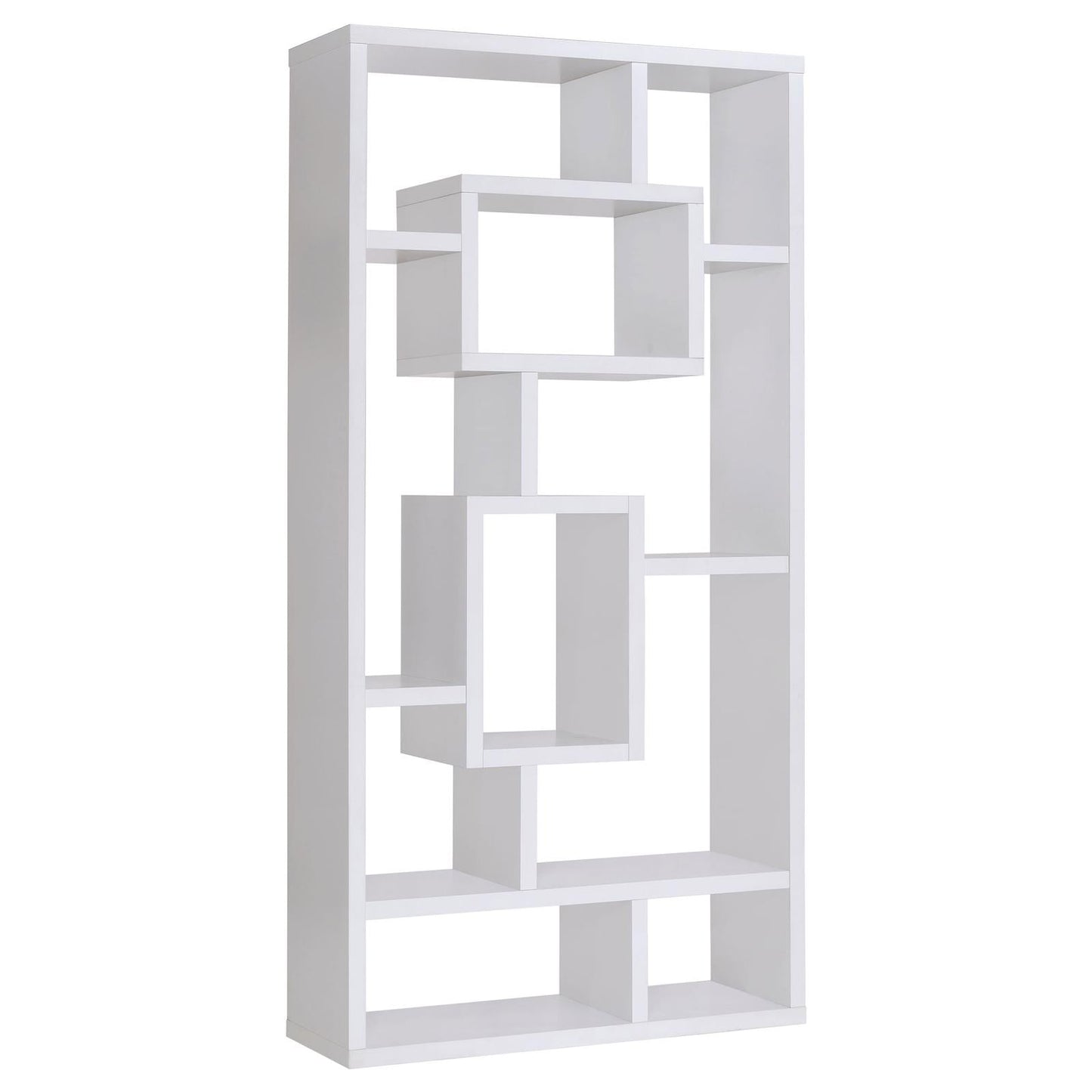 Howie White 10-Shelf Bookcase - 800157 - Luna Furniture - Dallas Store