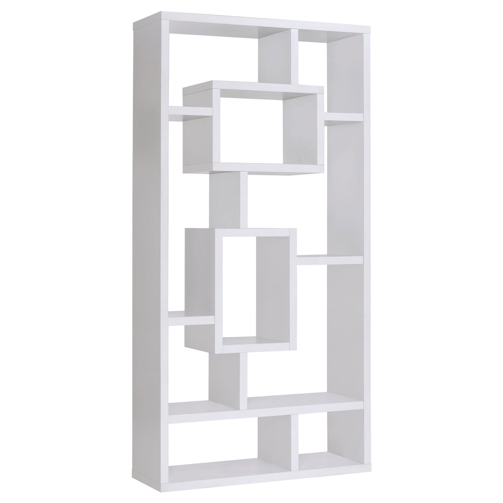 Howie White 10-Shelf Bookcase - 800157 - Luna Furniture - Dallas Store