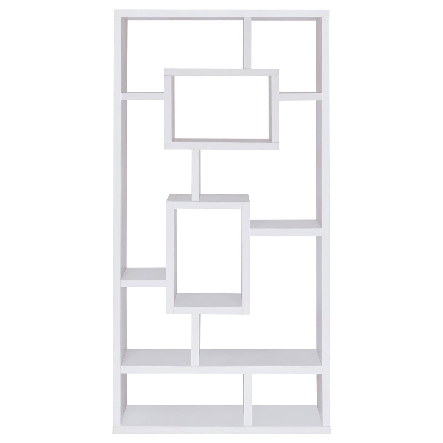 Howie White 10-Shelf Bookcase - 800157 - Luna Furniture - Dallas Store