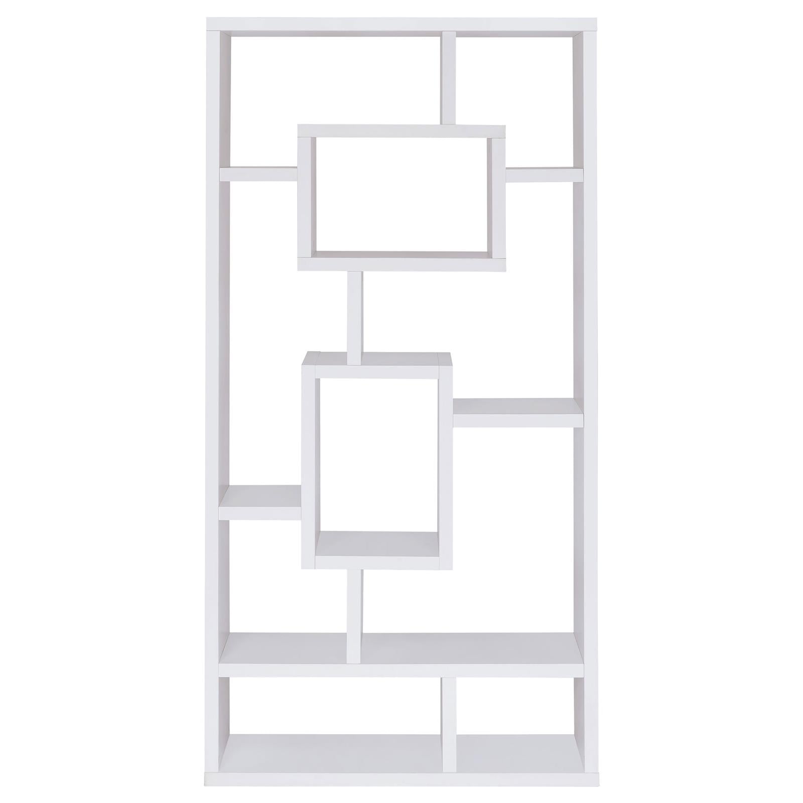 Howie White 10-Shelf Bookcase - 800157 - Luna Furniture - Dallas Store