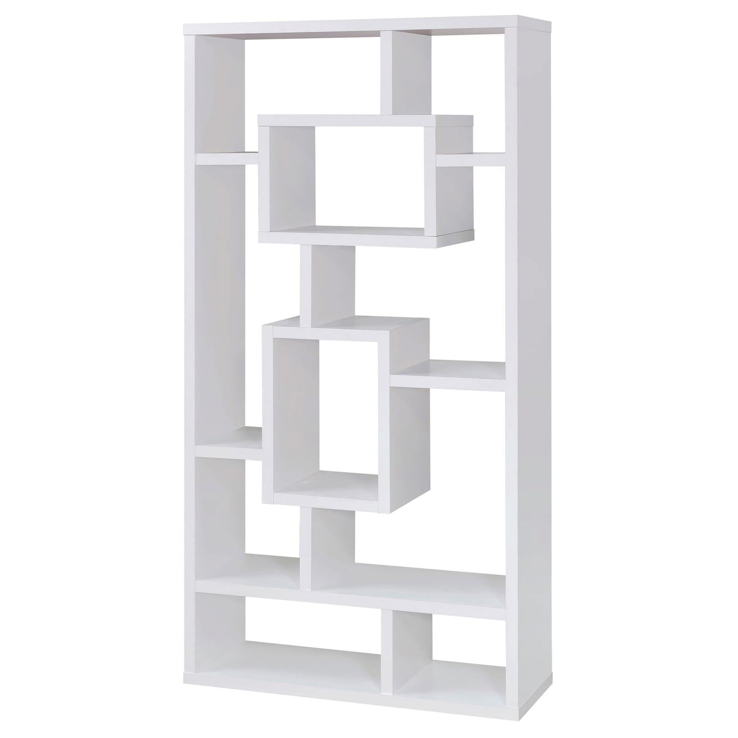 Howie White 10-Shelf Bookcase - 800157 - Luna Furniture - Dallas Store