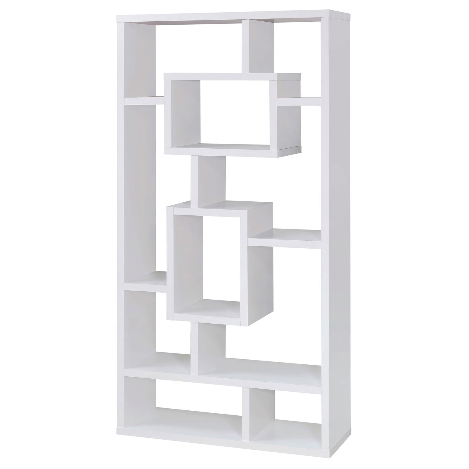 Howie White 10-Shelf Bookcase - 800157 - Luna Furniture - Dallas Store