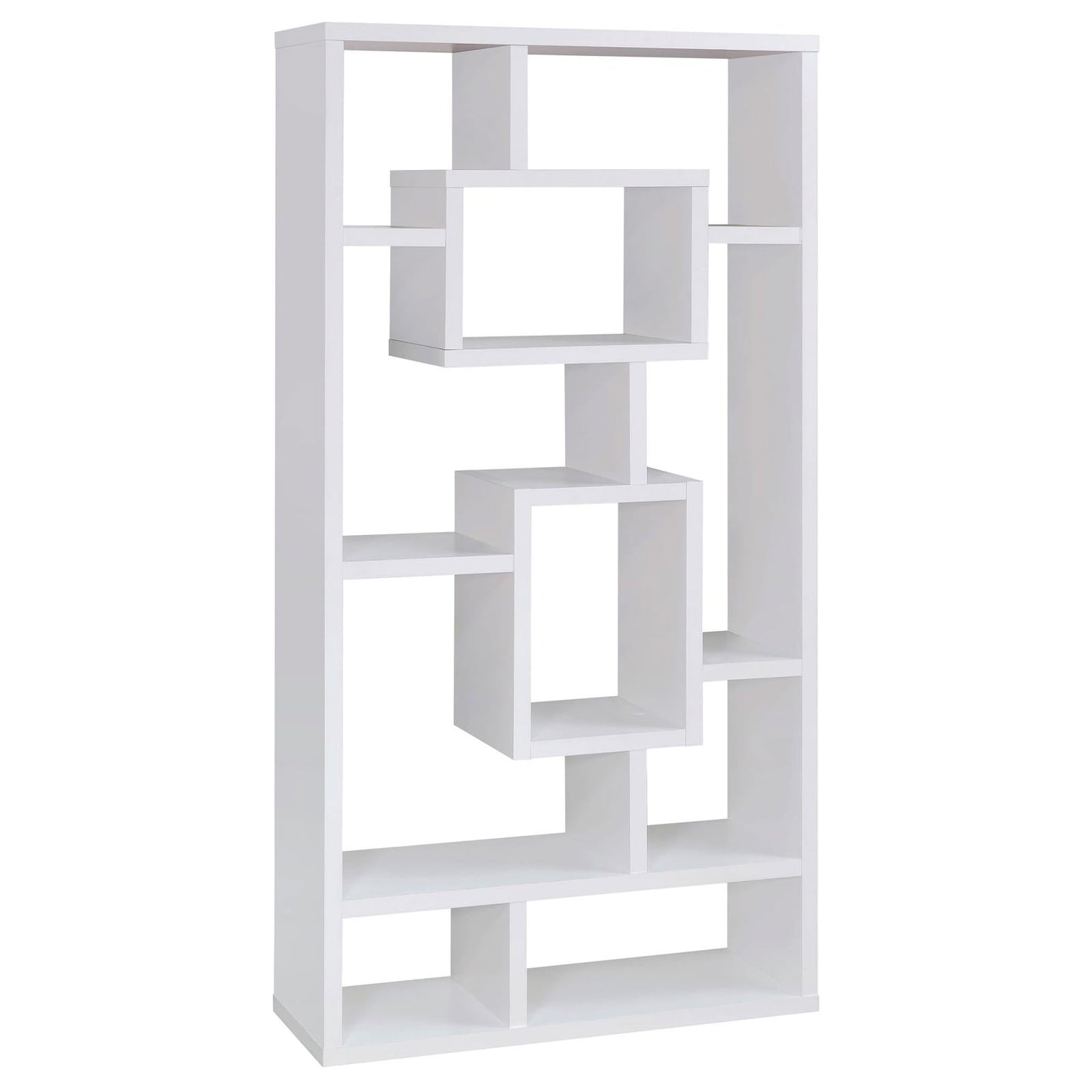 Howie White 10-Shelf Bookcase - 800157 - Luna Furniture - Dallas Store