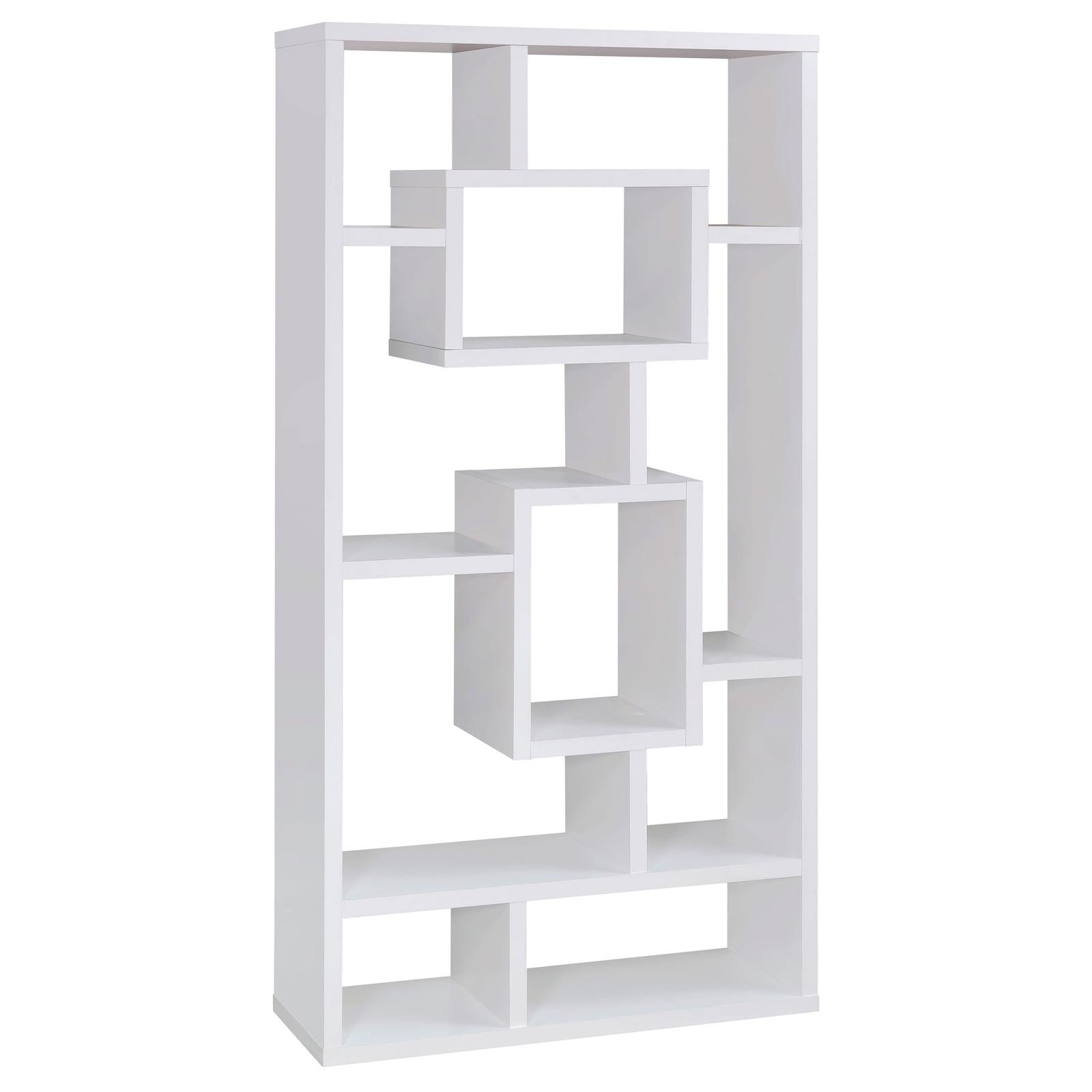 Howie White 10-Shelf Bookcase - 800157 - Luna Furniture - Dallas Store