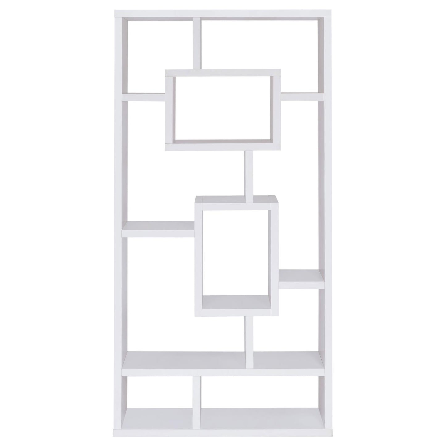 Howie White 10-Shelf Bookcase - 800157 - Luna Furniture - Dallas Store