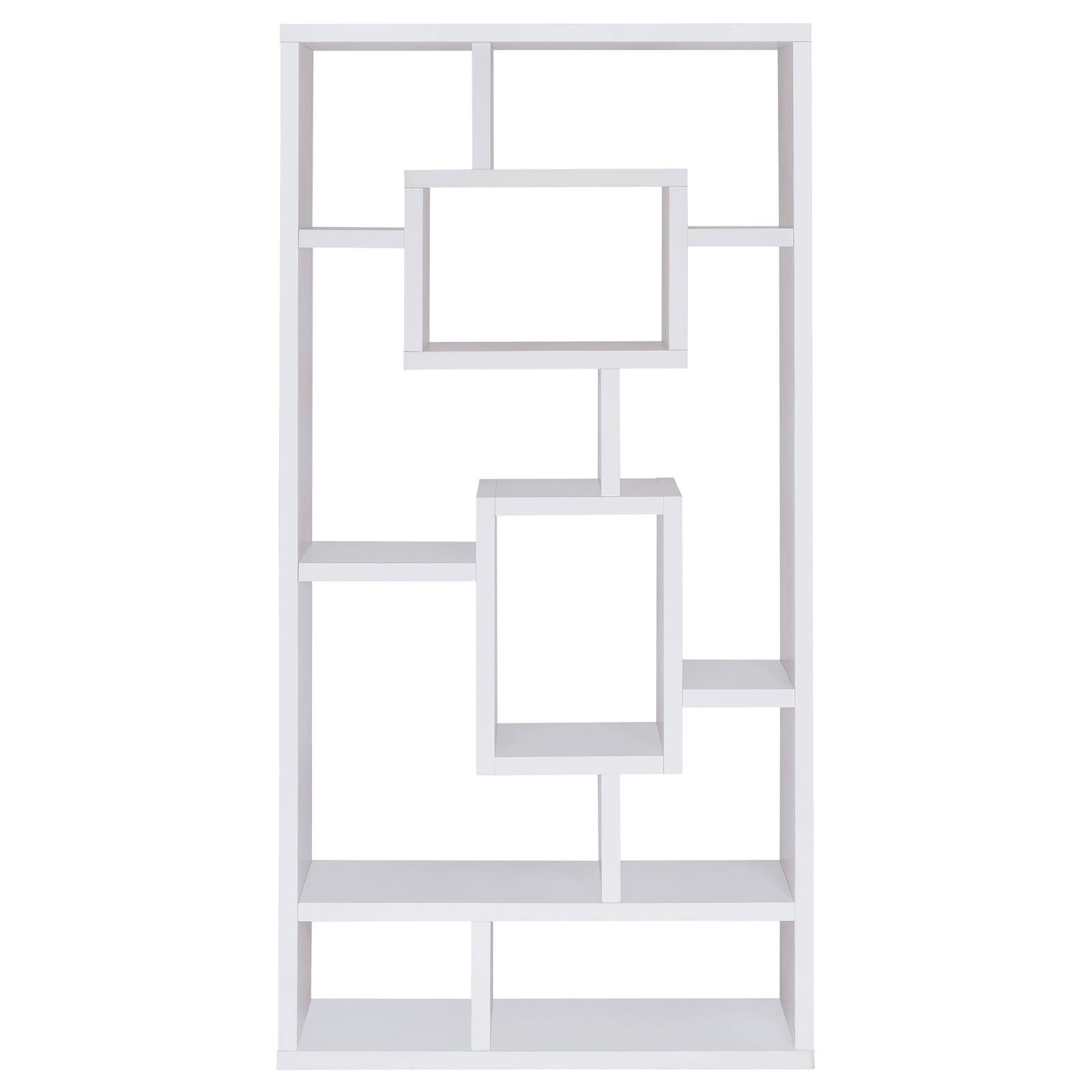 Howie White 10-Shelf Bookcase - 800157 - Luna Furniture - Dallas Store
