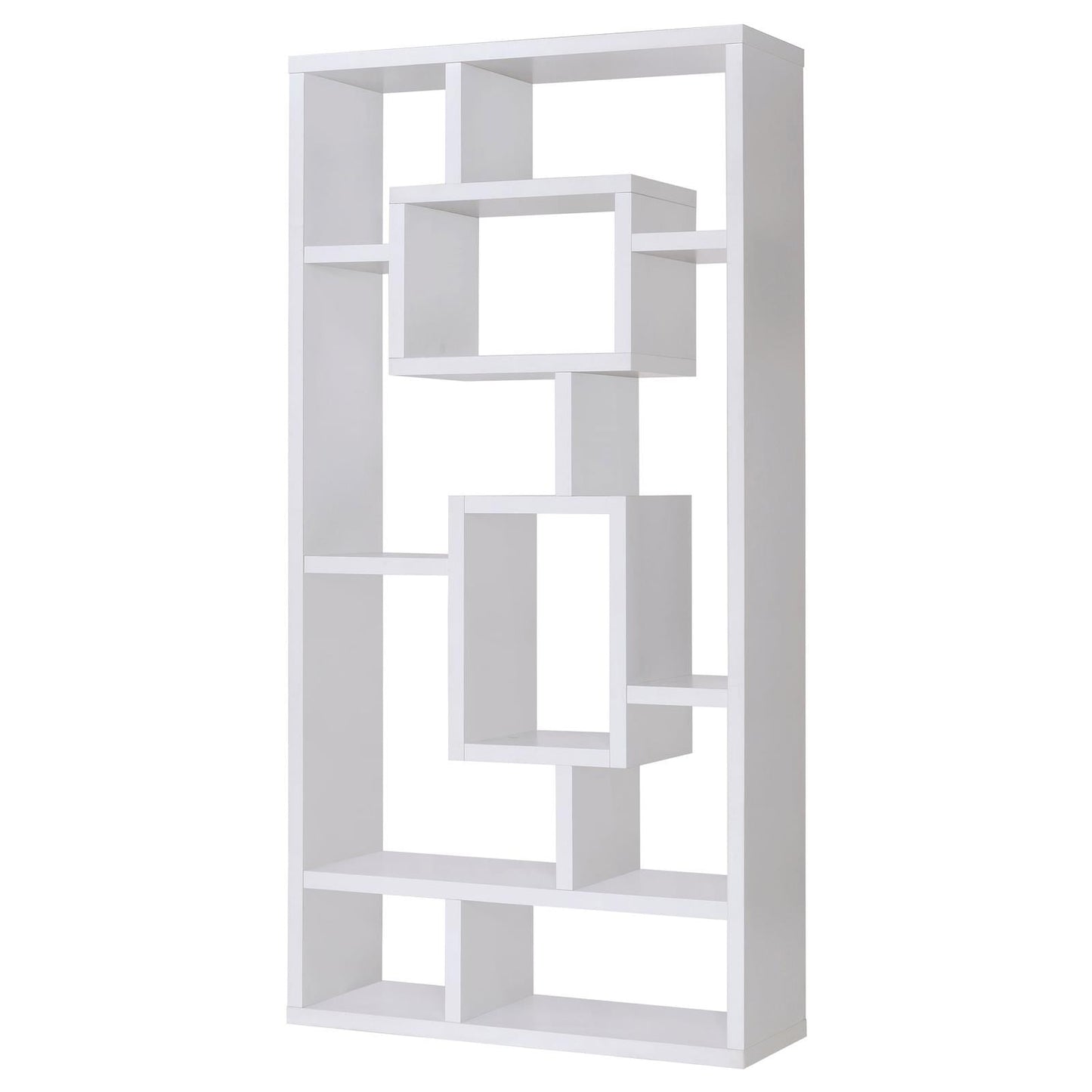 Howie White 10-Shelf Bookcase - 800157 - Luna Furniture - Dallas Store