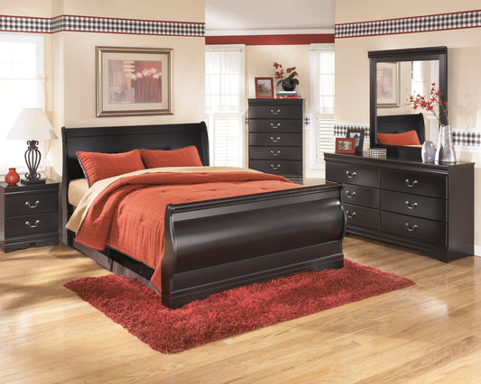Huey Vineyard Black Bedroom Mirror (Mirror Only) - B128-36 - Luna Furniture - Dallas Store