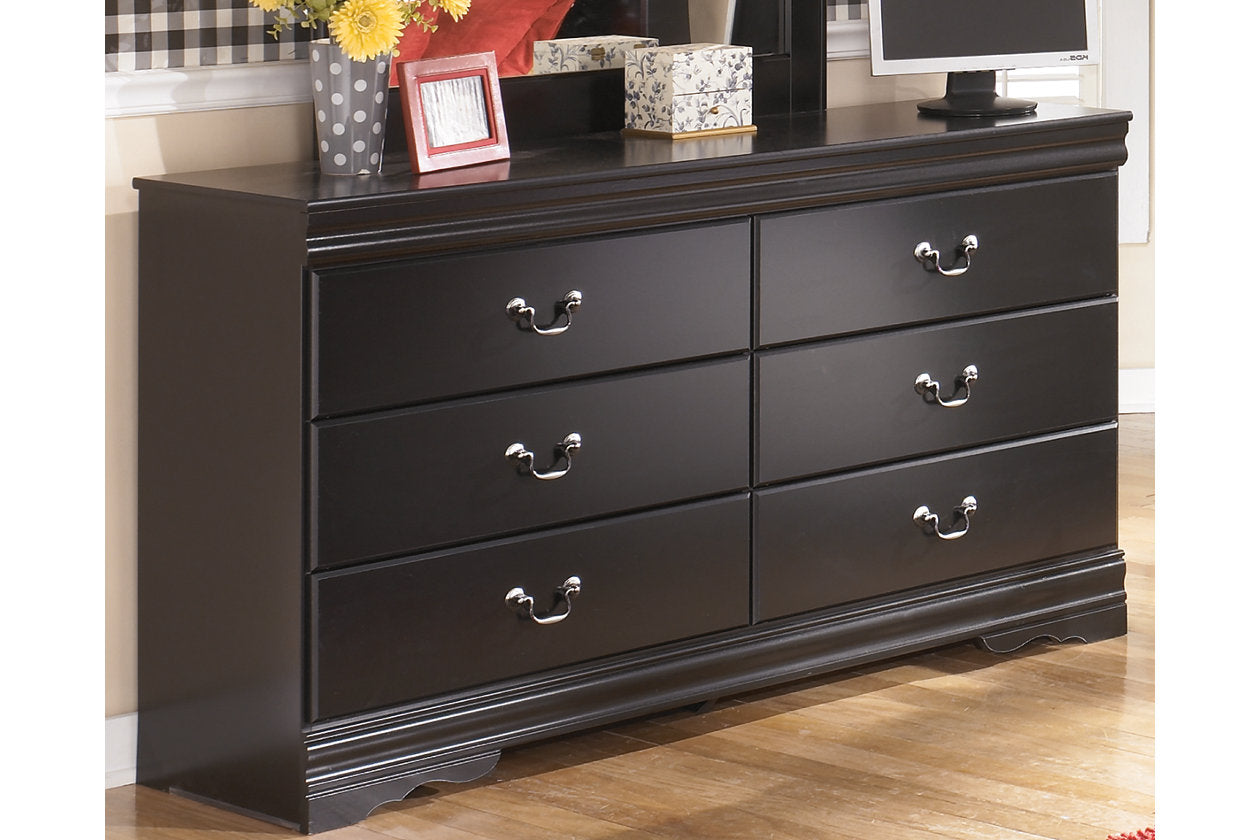 Huey Vineyard Black Dresser - B128-31 - Luna Furniture - Dallas Store
