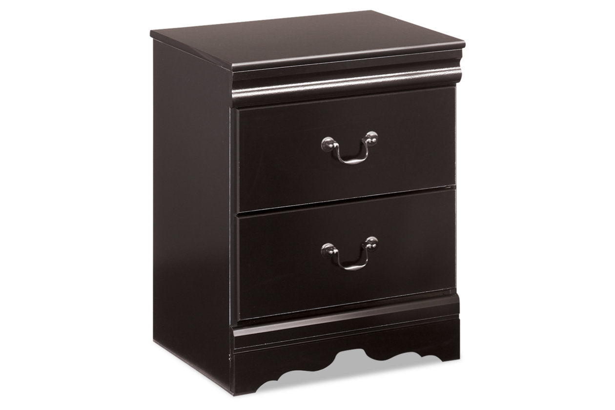 Huey Vineyard Black Nightstand - B128-92 - Luna Furniture - Dallas Store