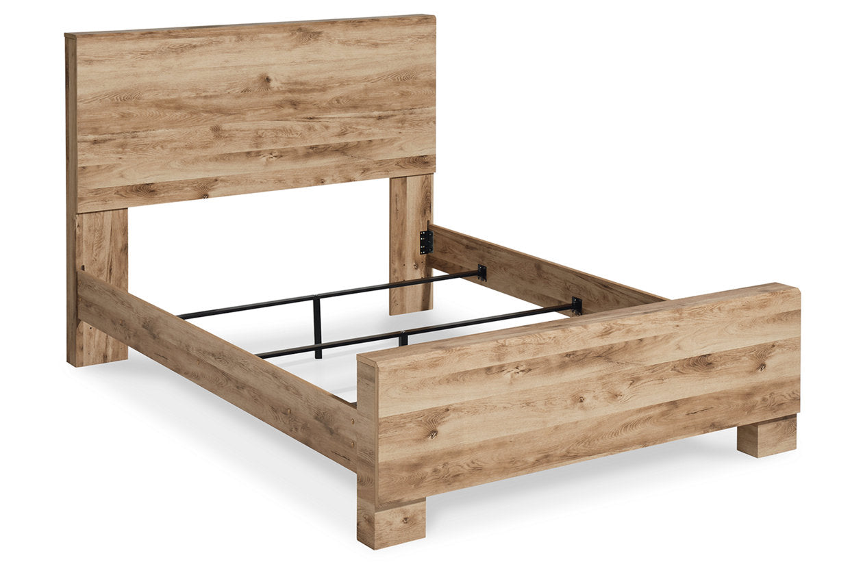 Hyanna Tan King Panel Bed - SET | B1050-56 | B1050-58 | B1050-97 - Luna Furniture - Dallas Store