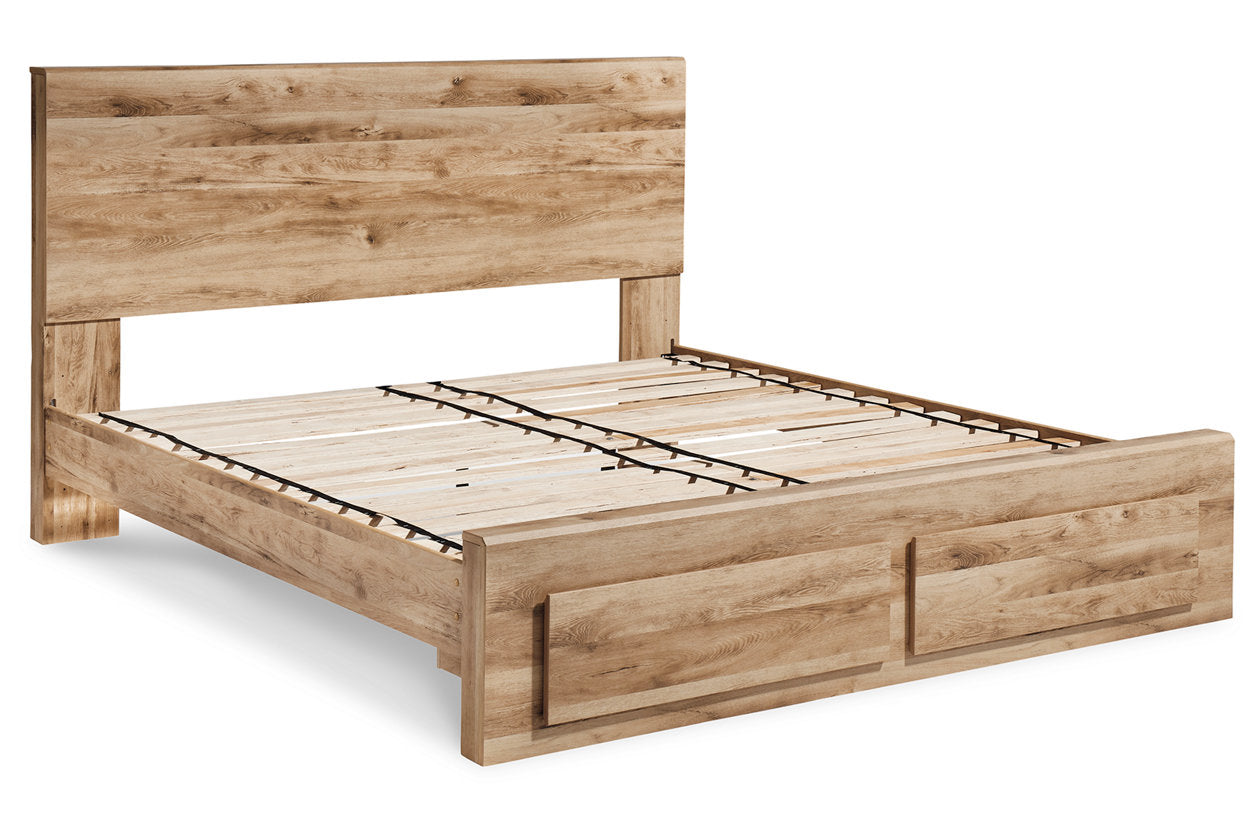 Hyanna Tan King Panel Storage Bed - SET | B100-14 | B1050-56S | B1050-58 | B1050-95 - Luna Furniture - Dallas Store
