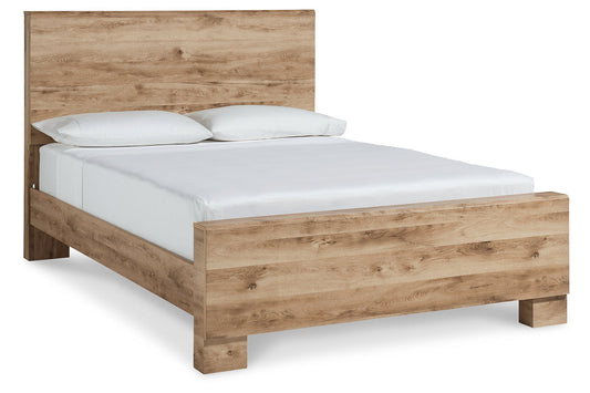 Hyanna Tan Queen Panel Bed - SET | B1050-54 | B1050-57 | B1050-96 - Luna Furniture - Dallas Store