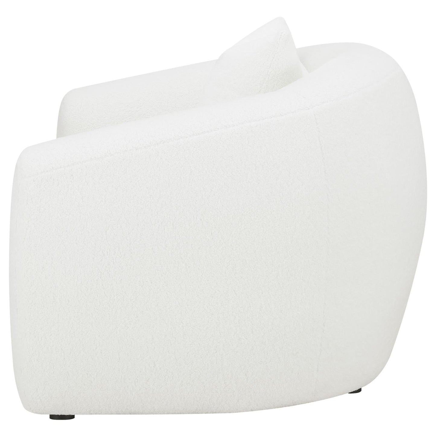 Isabella Upholstered Tight Back Chair White - 509873 - Luna Furniture - Dallas Store
