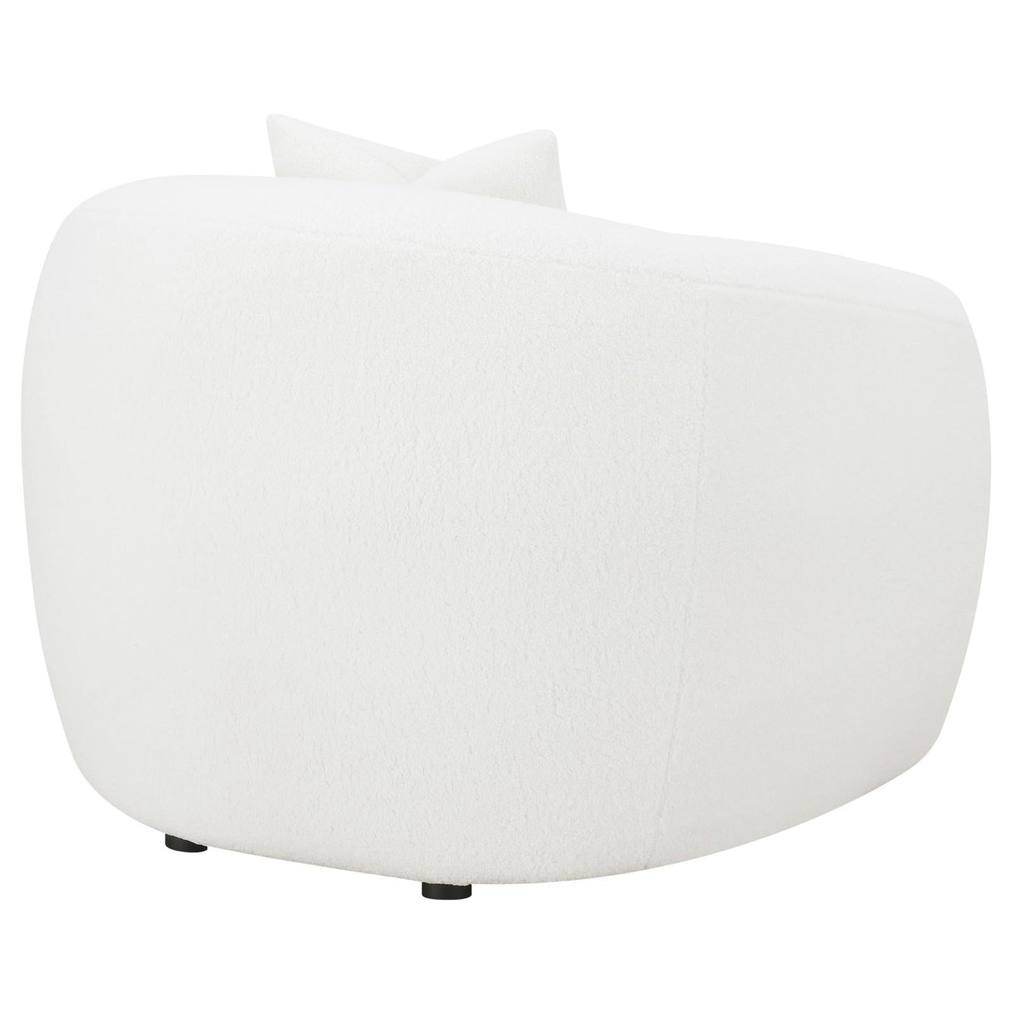 Isabella Upholstered Tight Back Chair White - 509873 - Luna Furniture - Dallas Store