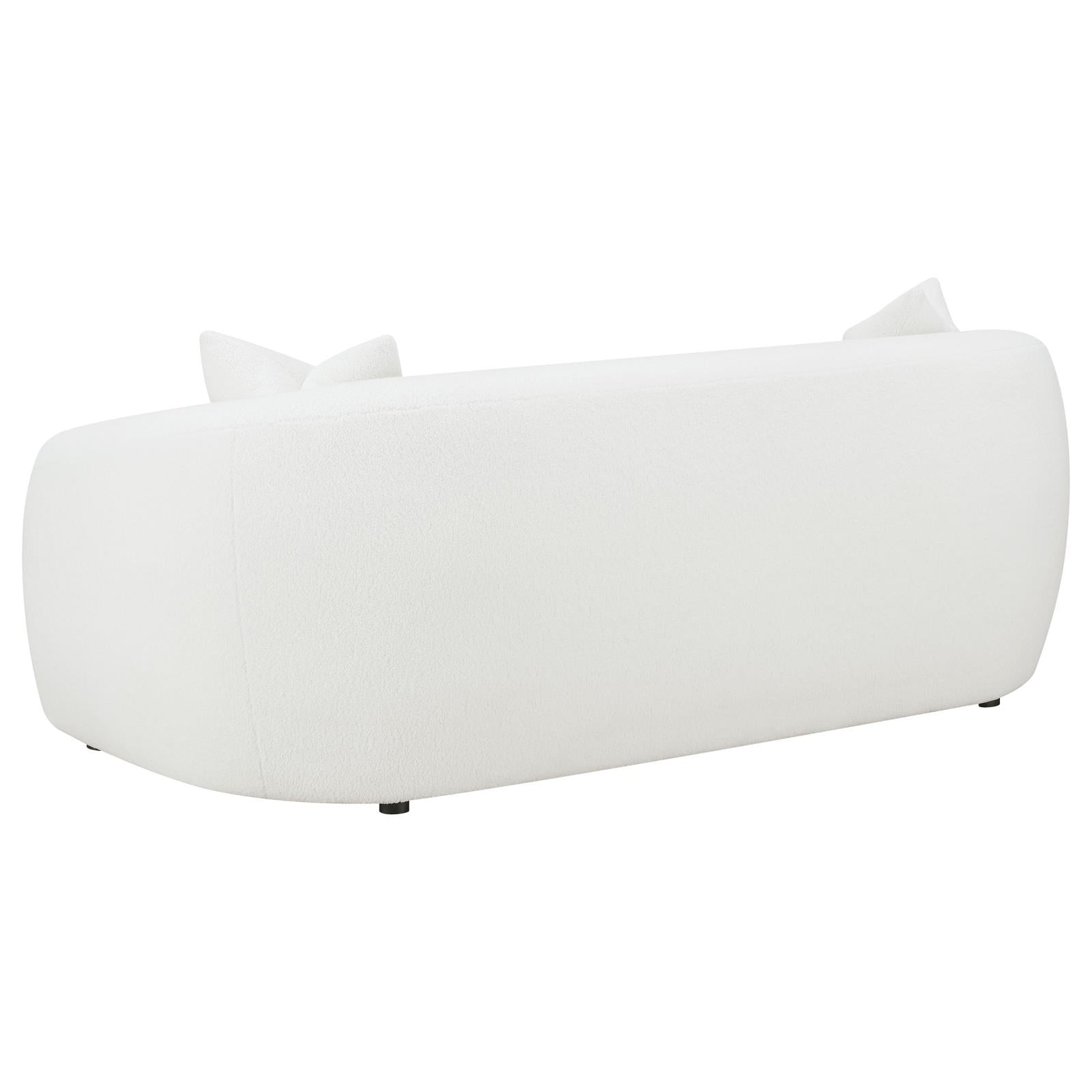Isabella Upholstered Tight Back Sofa White - 509871 - Luna Furniture - Dallas Store