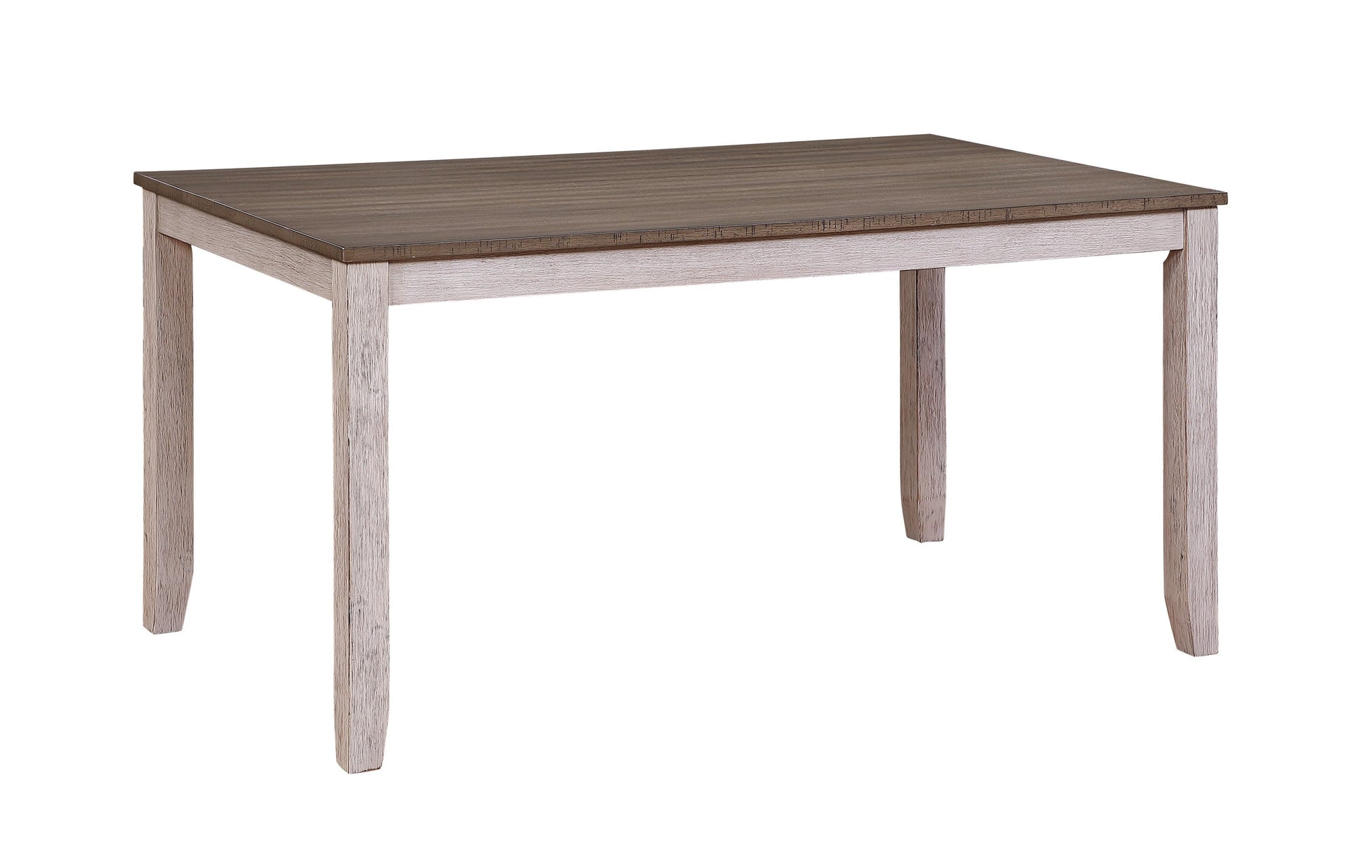 Ithaca Grayish White/Brown Dining Table - 5769W-60 - Luna Furniture - Dallas Store