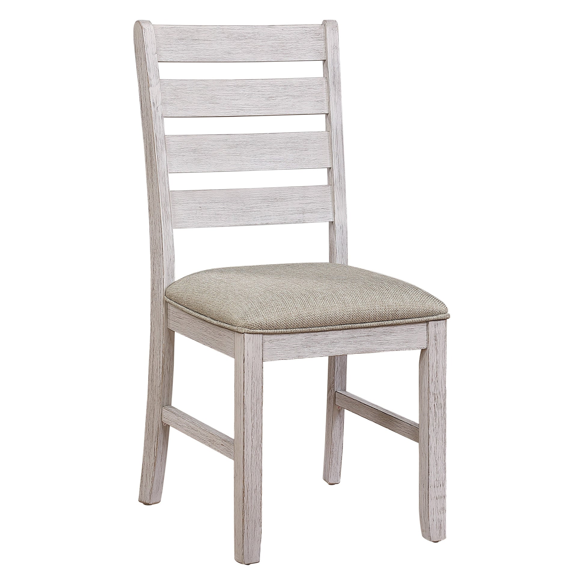 Ithaca Grayish White/Brown Side Chair, Set of 2 - 5769WS - Luna Furniture - Dallas Store