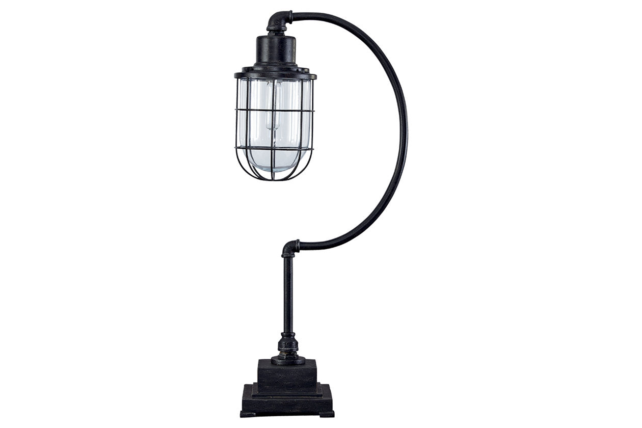 Jae Antique Black Desk Lamp - L734232 - Luna Furniture - Dallas Store