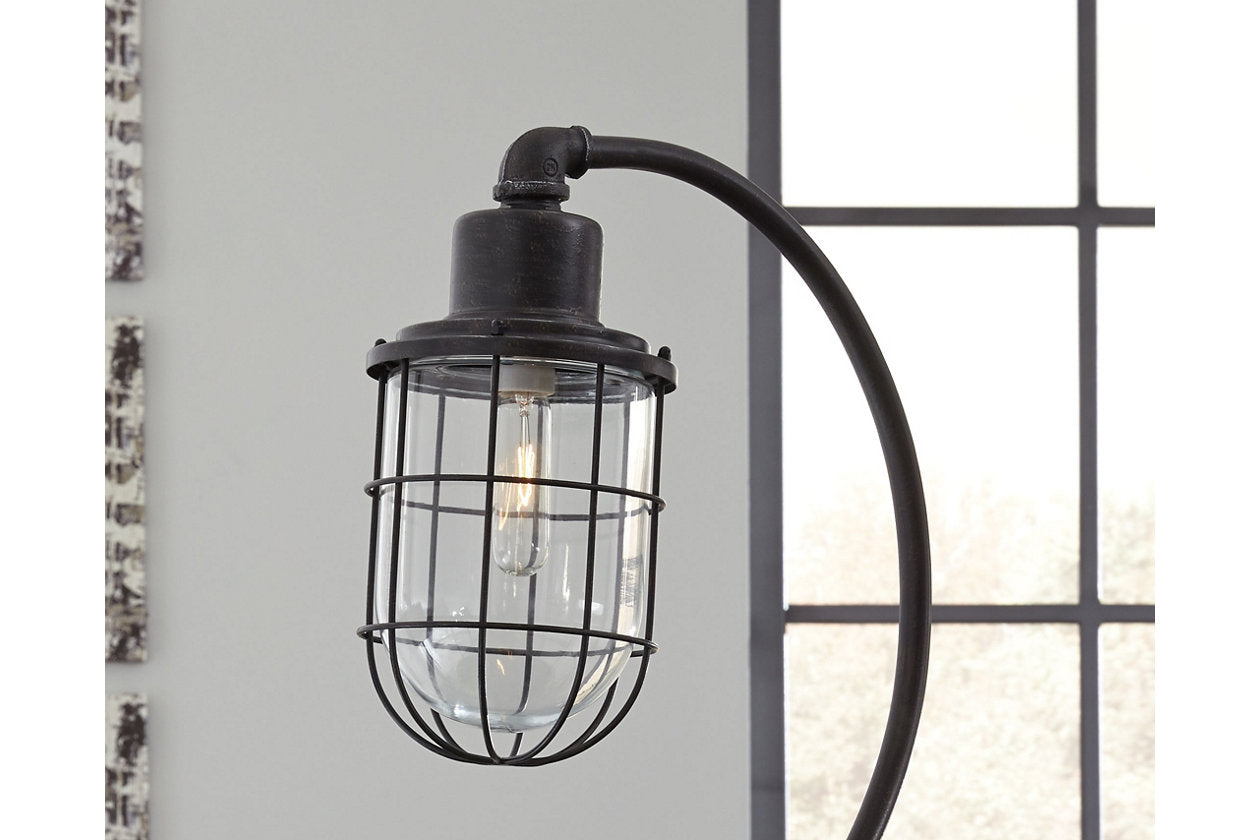 Jae Antique Black Desk Lamp - L734232 - Luna Furniture - Dallas Store