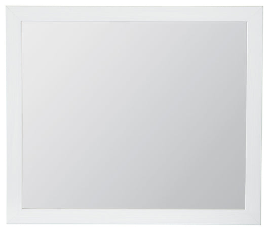 Jallory White Mirror (Mirror Only) - B302-36 - Luna Furniture - Dallas Store